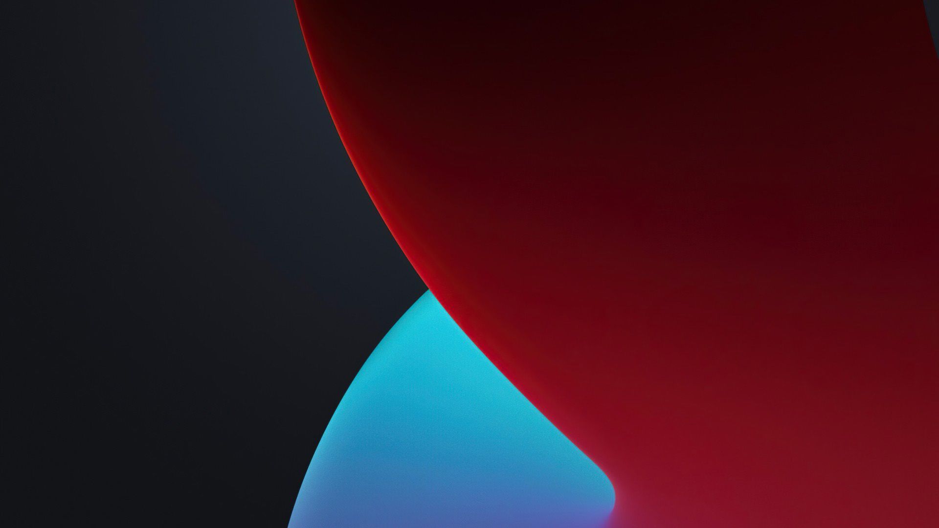 1920x1080 Ios 14 WWDC 2020 iPhone 12 iPados Dark Red And Blue Stock HD Abstract Wallpaper