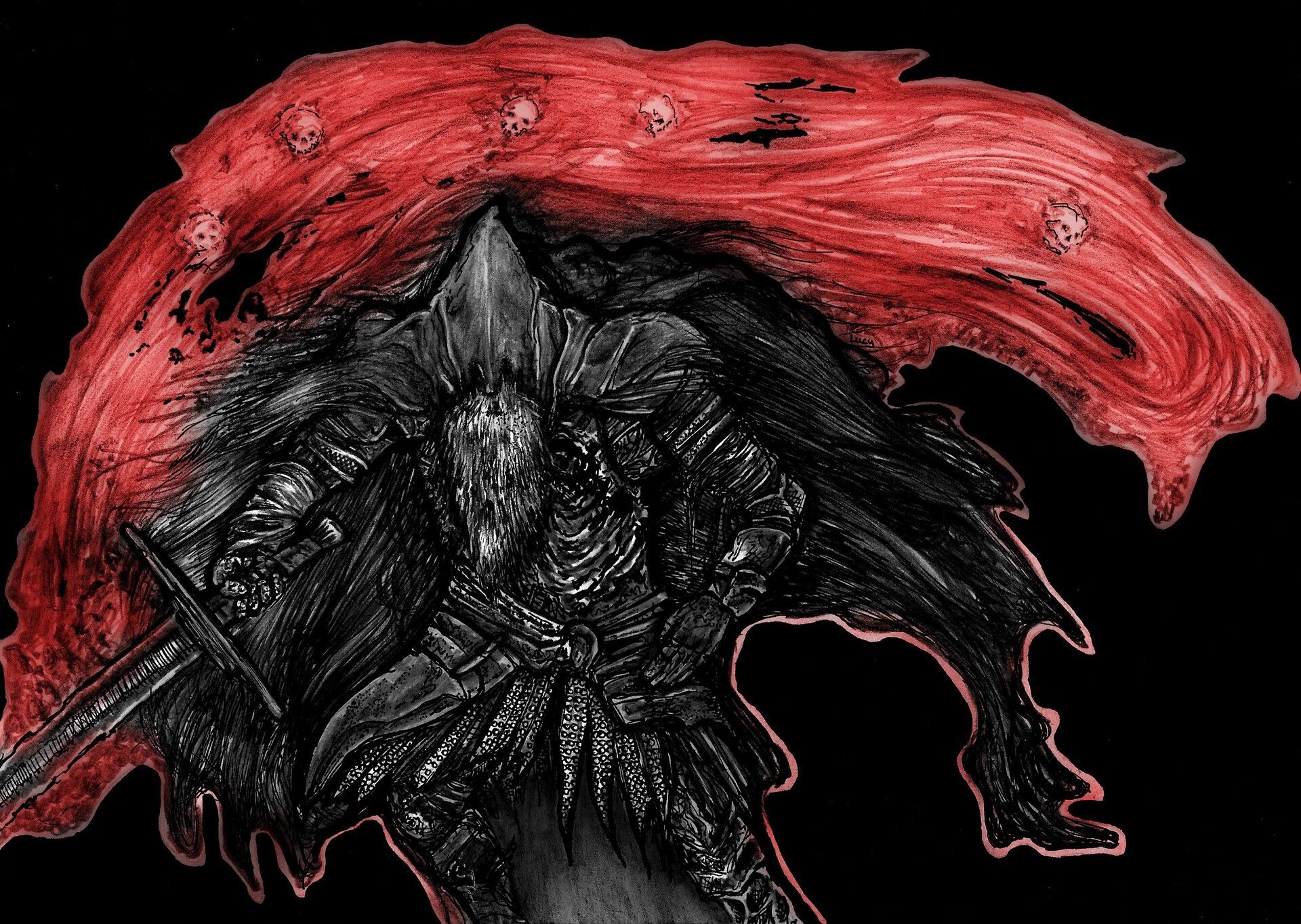 1920x1364 Louis Wood Souls 3 Knight Gael