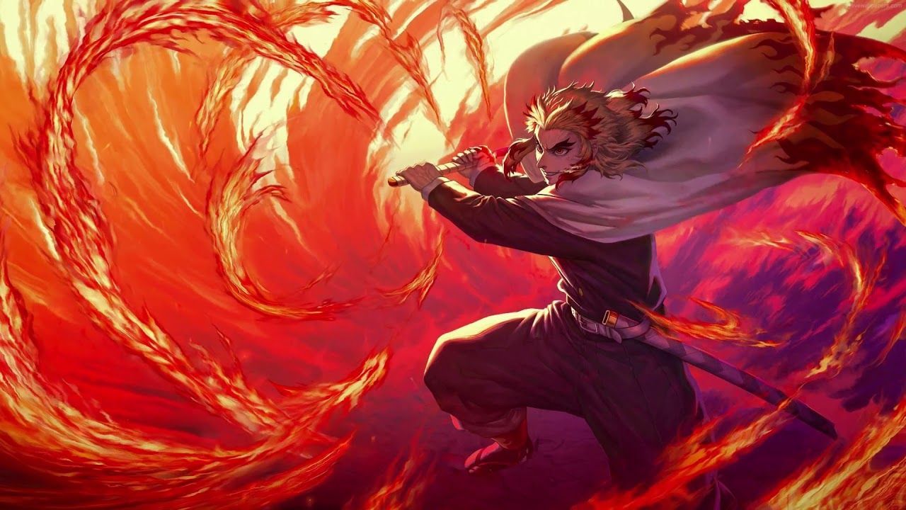 1280x720 Rengoku Demon Slayer 4k Live Wallpaper. Demon Slayer. Anime Live Wallpaper