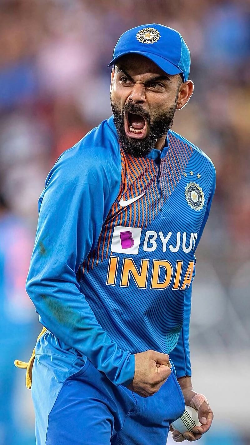 800x1422 Virat Kohli, Angry Look, king kohli, indian cricketer, HD phone wallpaper