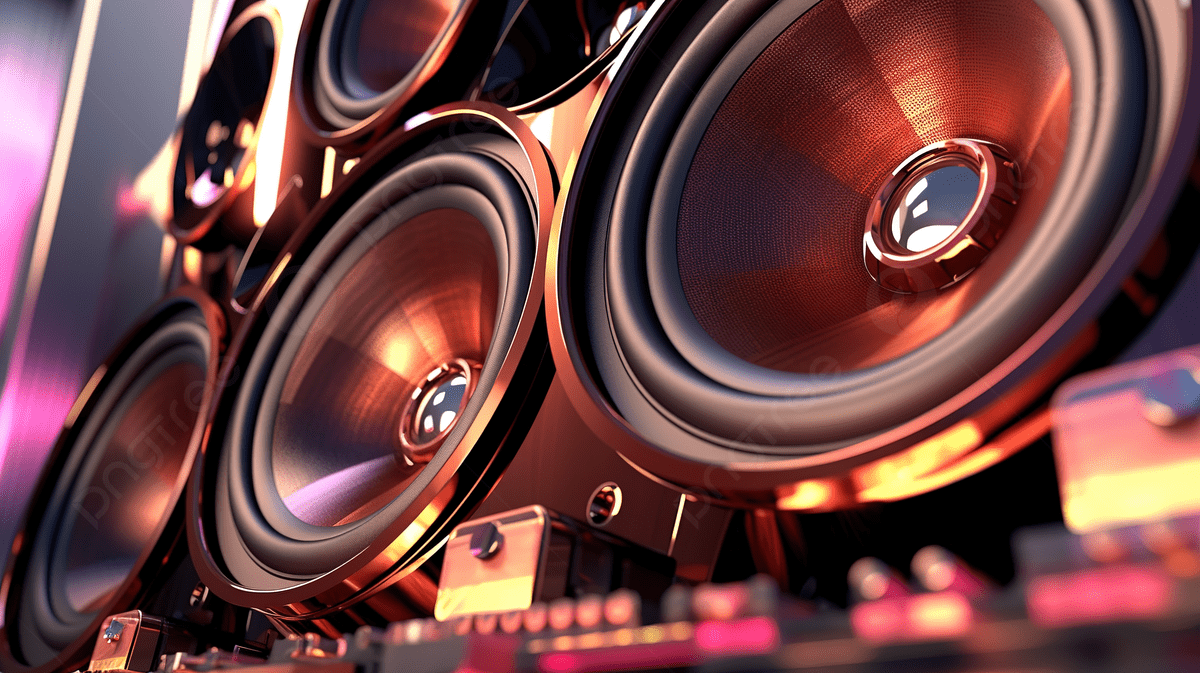 1200x673 Visual Depiction Of High Performance Speakers In 3D, Stereo, Sound Speaker, Speaker Background Image And Wallpaper for Free Download