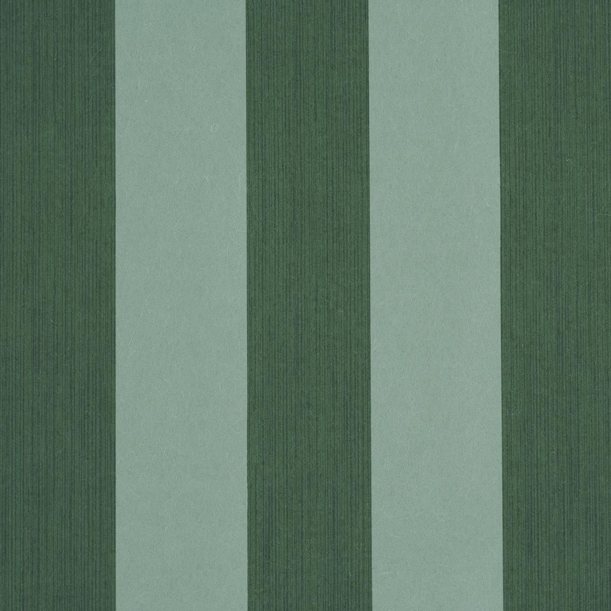 1200x1200 Schumacher Edwin Stripe Wide Dark Green Wallpaper