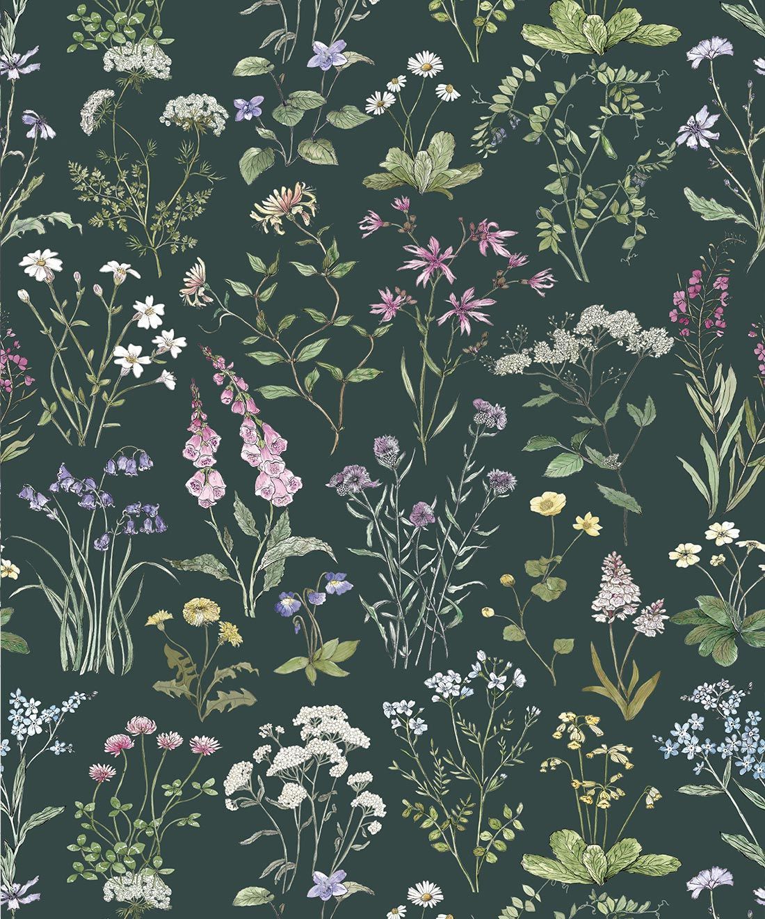 1100x1320 Wild Meadow Wallpaper • Floral Wallpaper USA