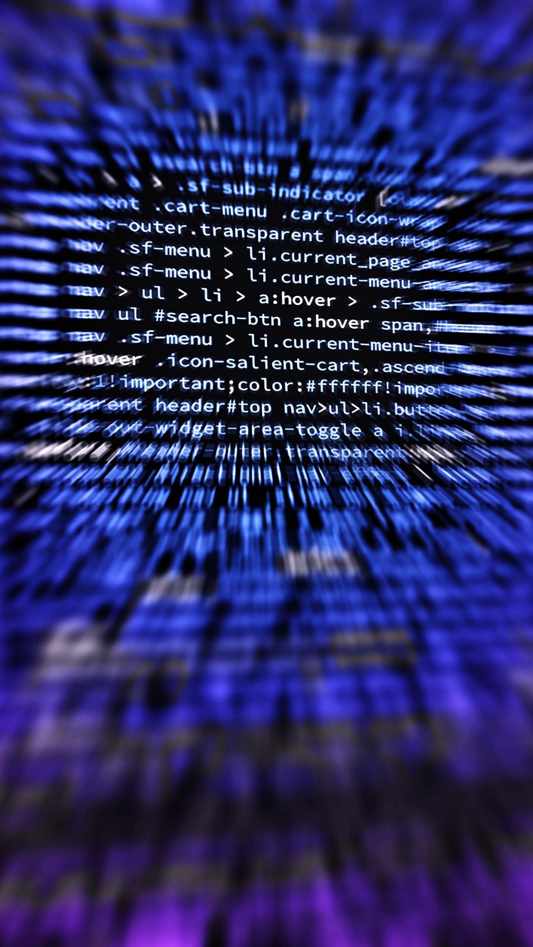 1080x1920 Phone wallpaper: Code, Programming, Blur, Purple, Technology 1276261