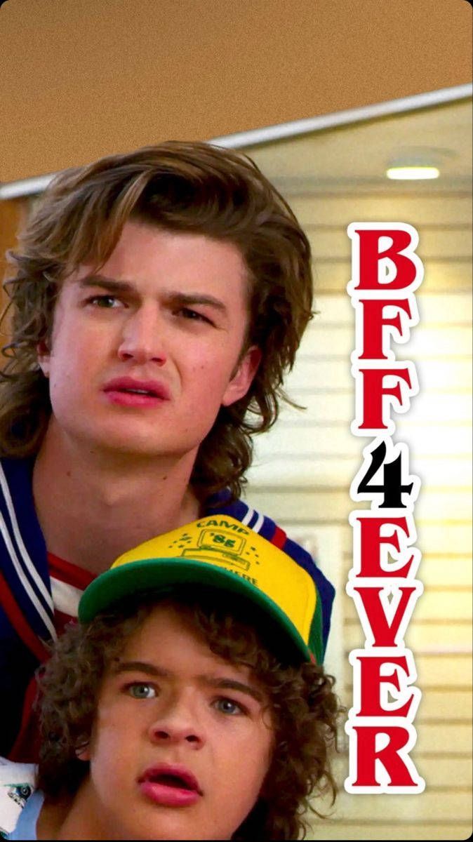 674x1200 Download Dustin Steve BFF Stranger Things Wallpaper