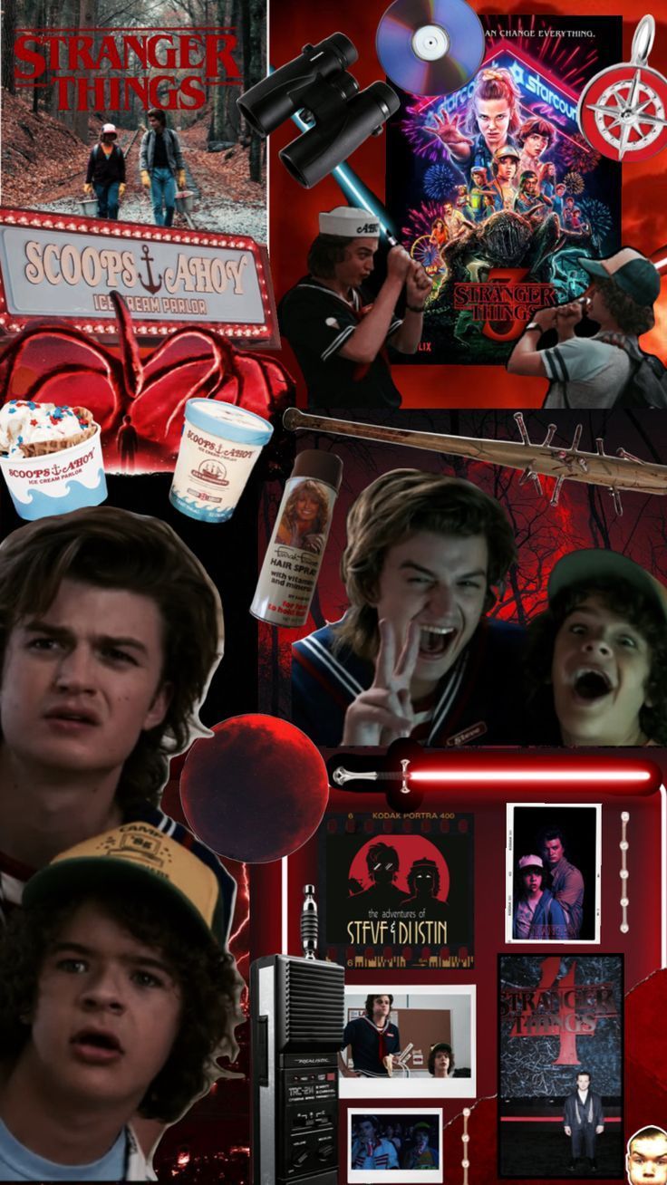 736x1308 Best duo fr #strangerthings3 #strangerthing #strangerthings #steveharrington #steve #dustinhenderson #dustin #sillywilly #eleven #aestheic #netflix #show #movie #love