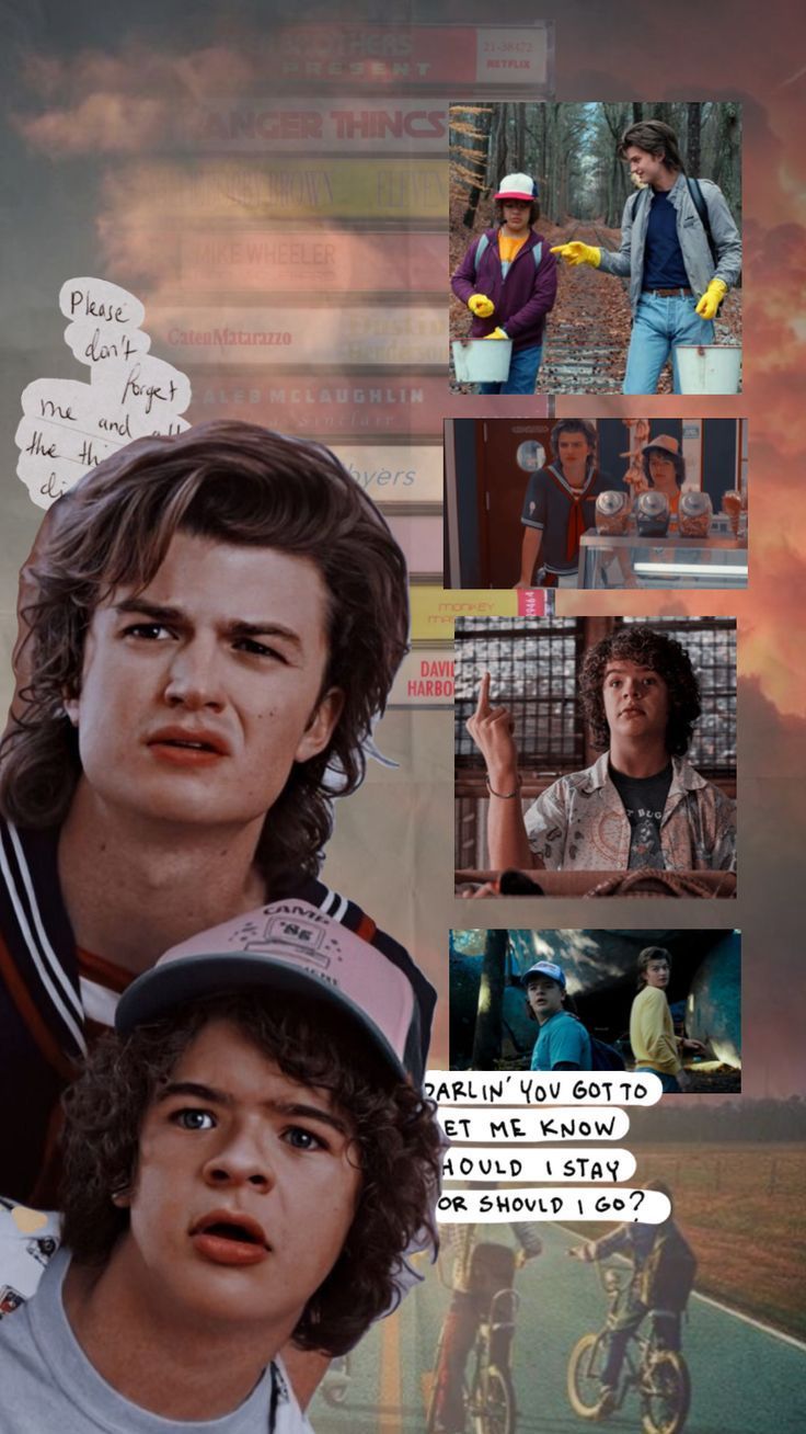 736x1308 Check out beth_ramsey's Shuffles #Strangerthings #dustin #steve #bromance. Stranger things steve, Stranger things poster, Stranger