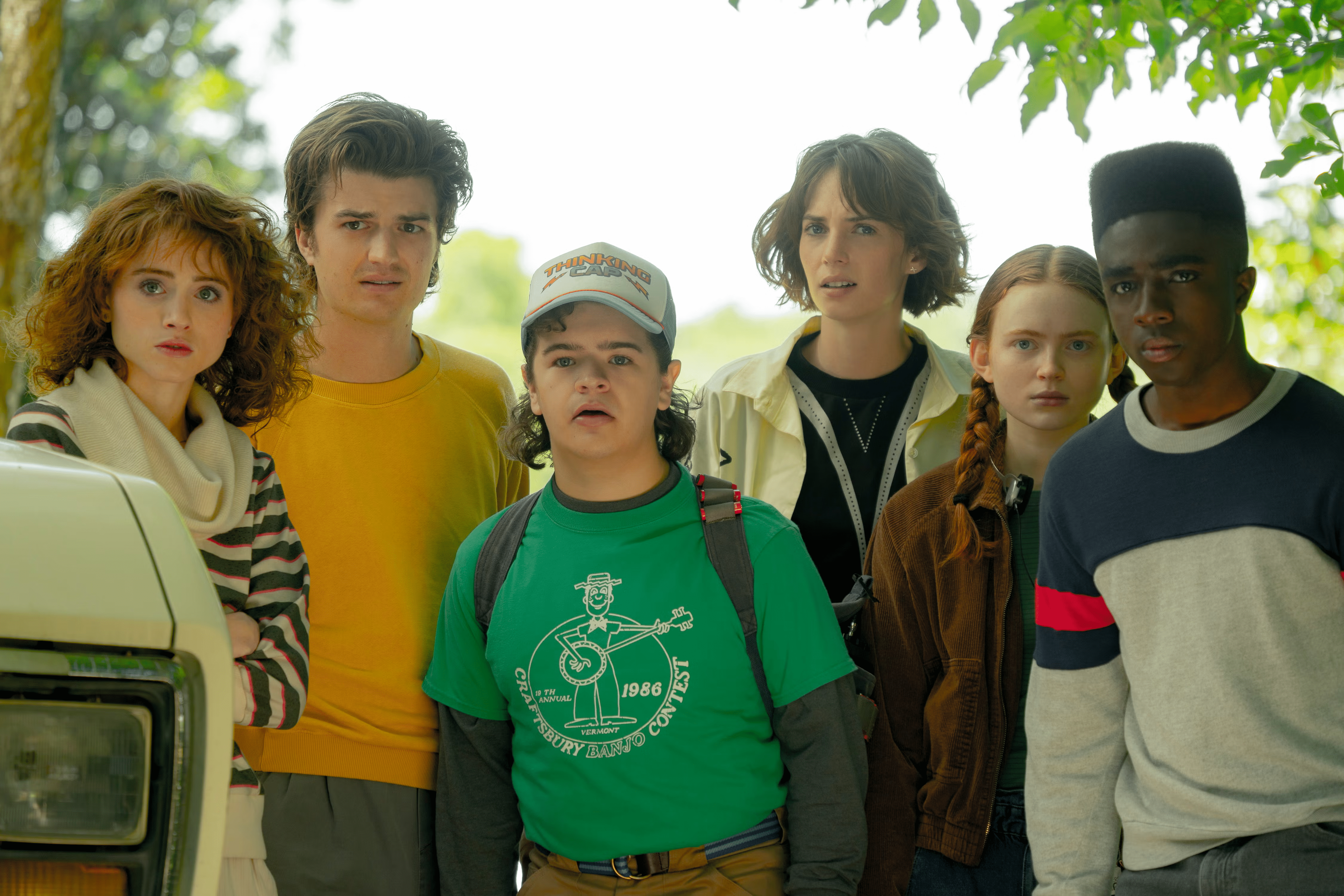4500x3000 Download Max Caulfield Robin Buckley Dustin Henderson Steve Harrington Nancy Wheeler TV Show Stranger Things 4k Ultra HD Wallpaper