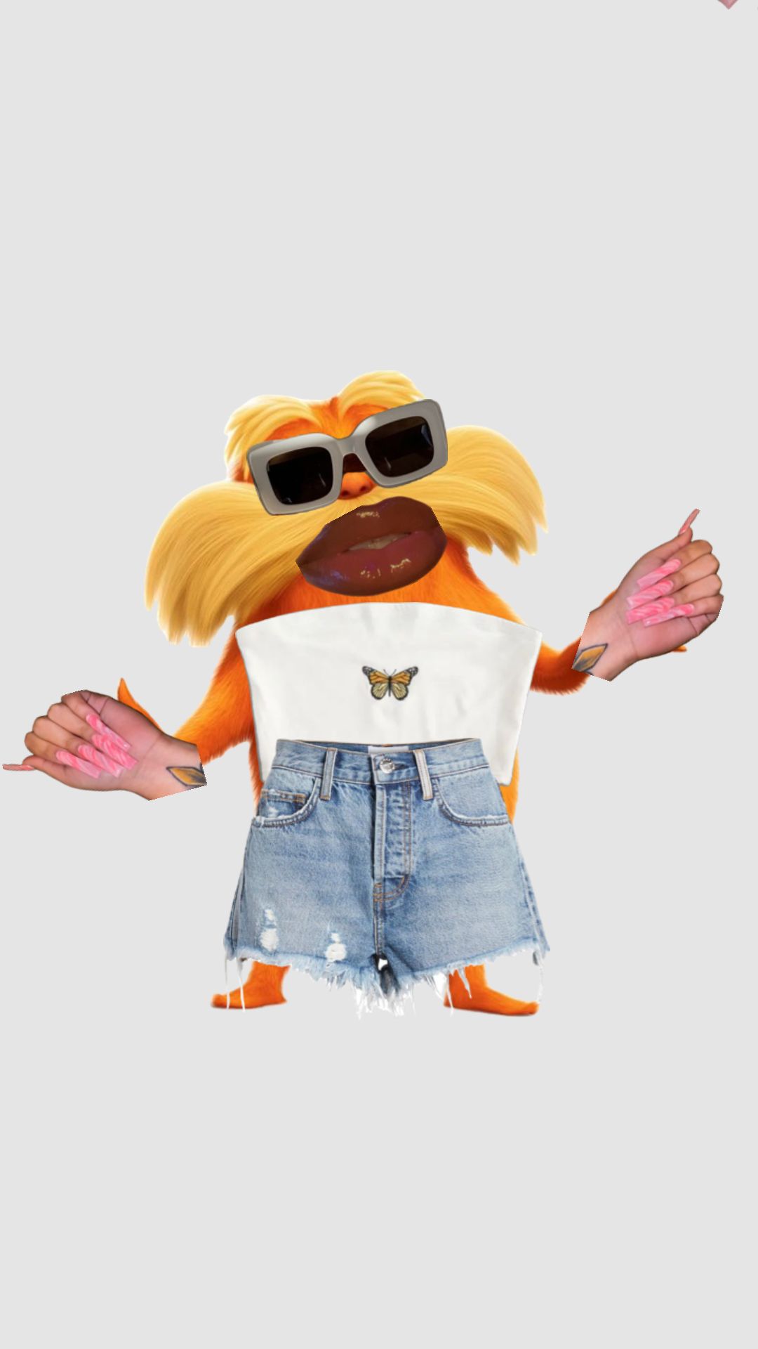 1080x1920 Preppy Lorax Wallpaper