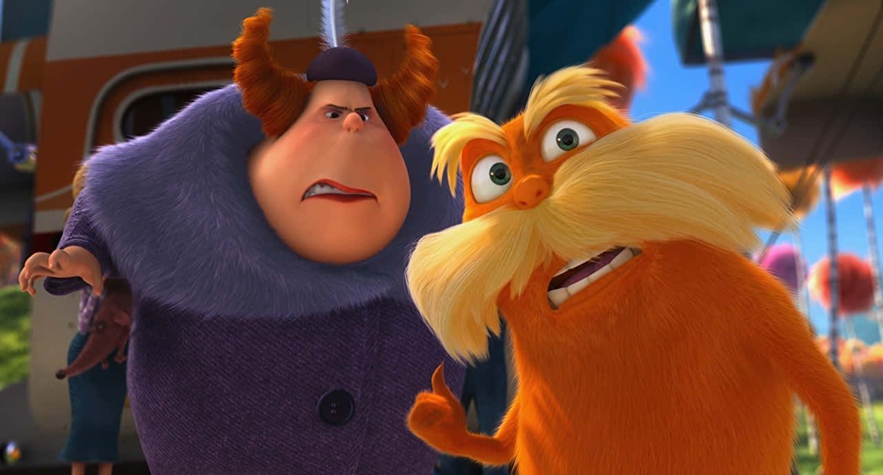 1280x689 Download Lorax_and_ Onceler_ Confrontation Wallpaper