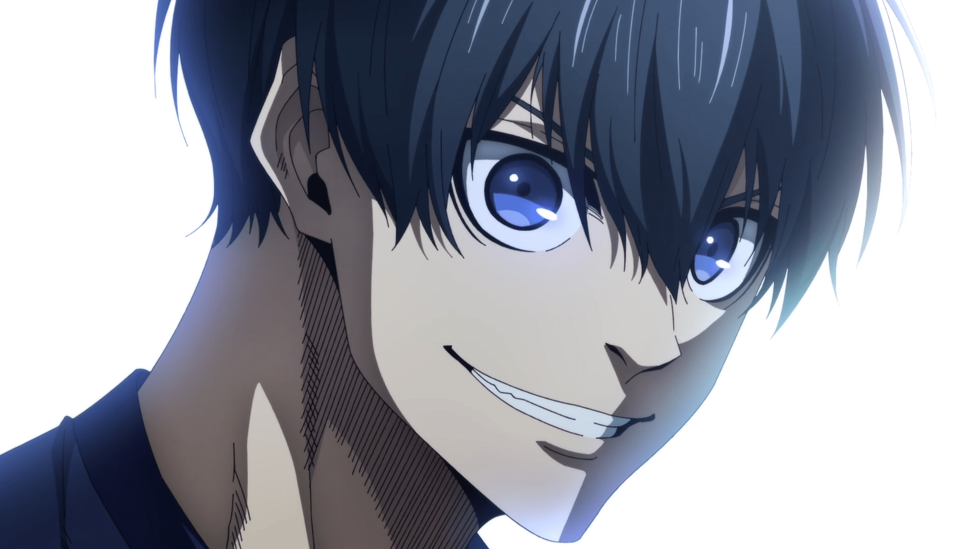 1920x1080 Blue Lock HD Wallpaper: Isagi Yoichi in Intense Anime Focus