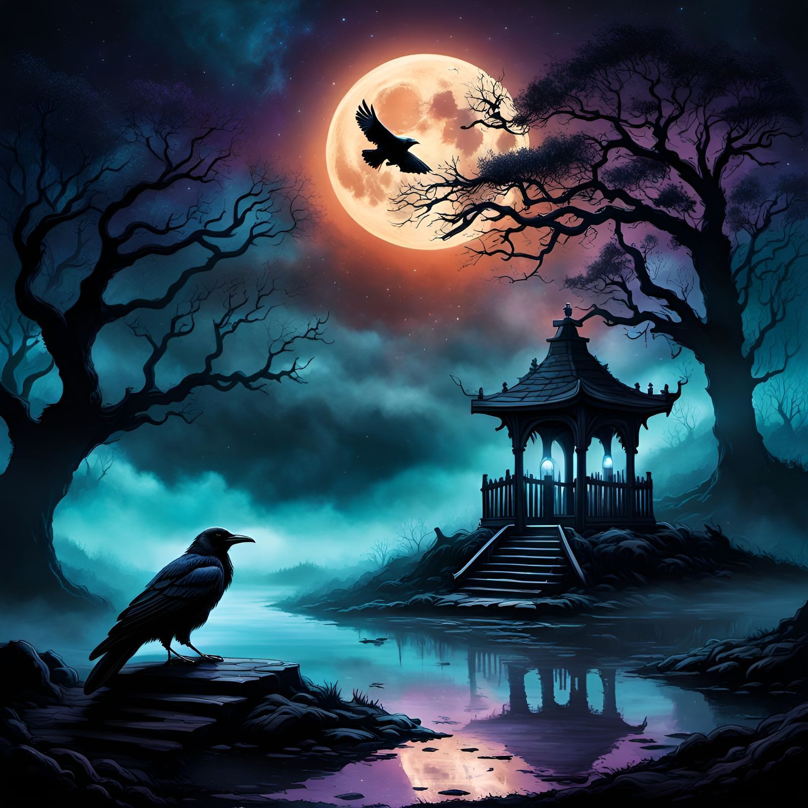 1600x1600 the old wishing well