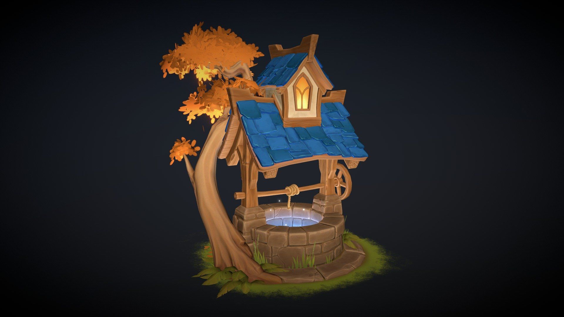 1920x1080 Wishing Well model by Kaye [8566ae7]