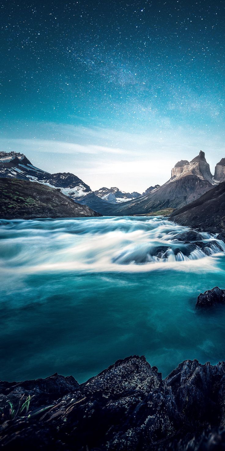 736x1472 IPhone 17 Pro And 17 Pro Max True HDR HD 4K Mountains Landscape Snow