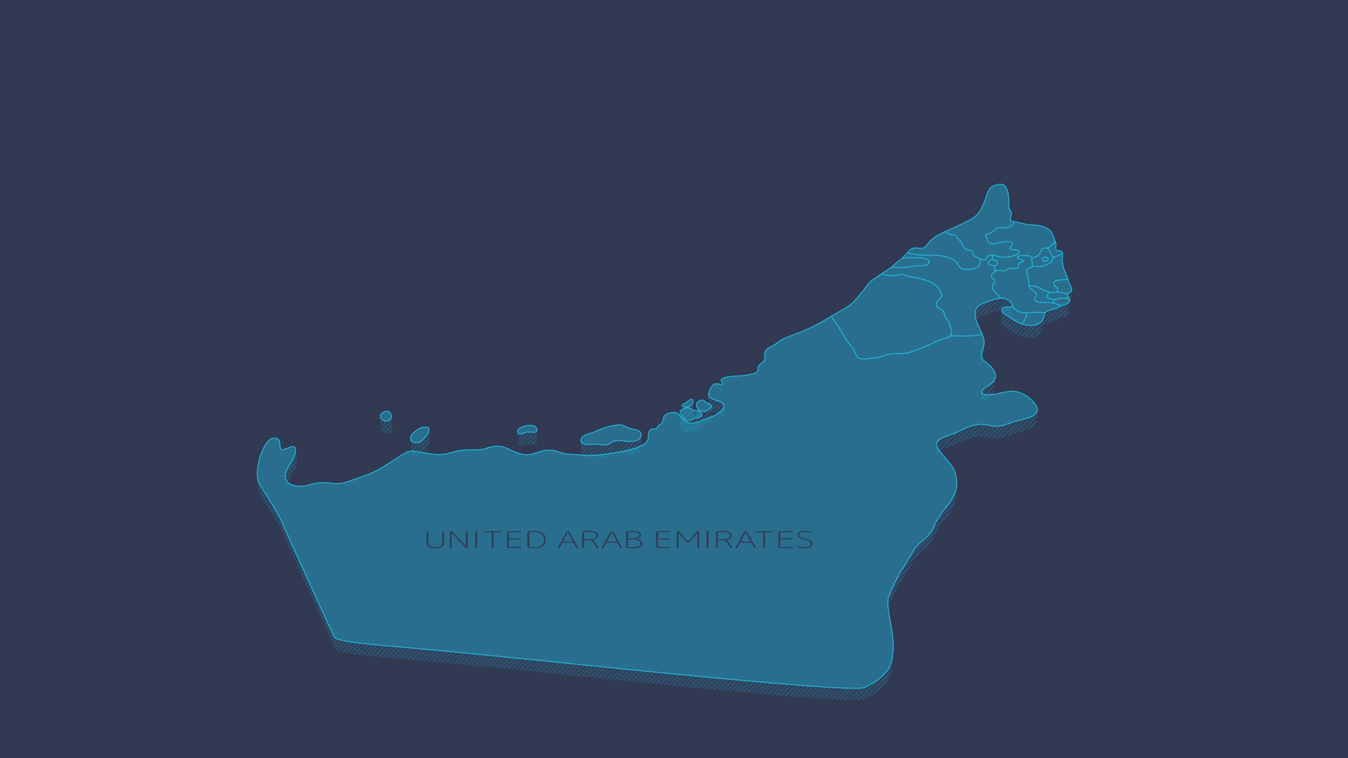 1920x1080 Download 7 Dubai Map Zoom Motion Background
