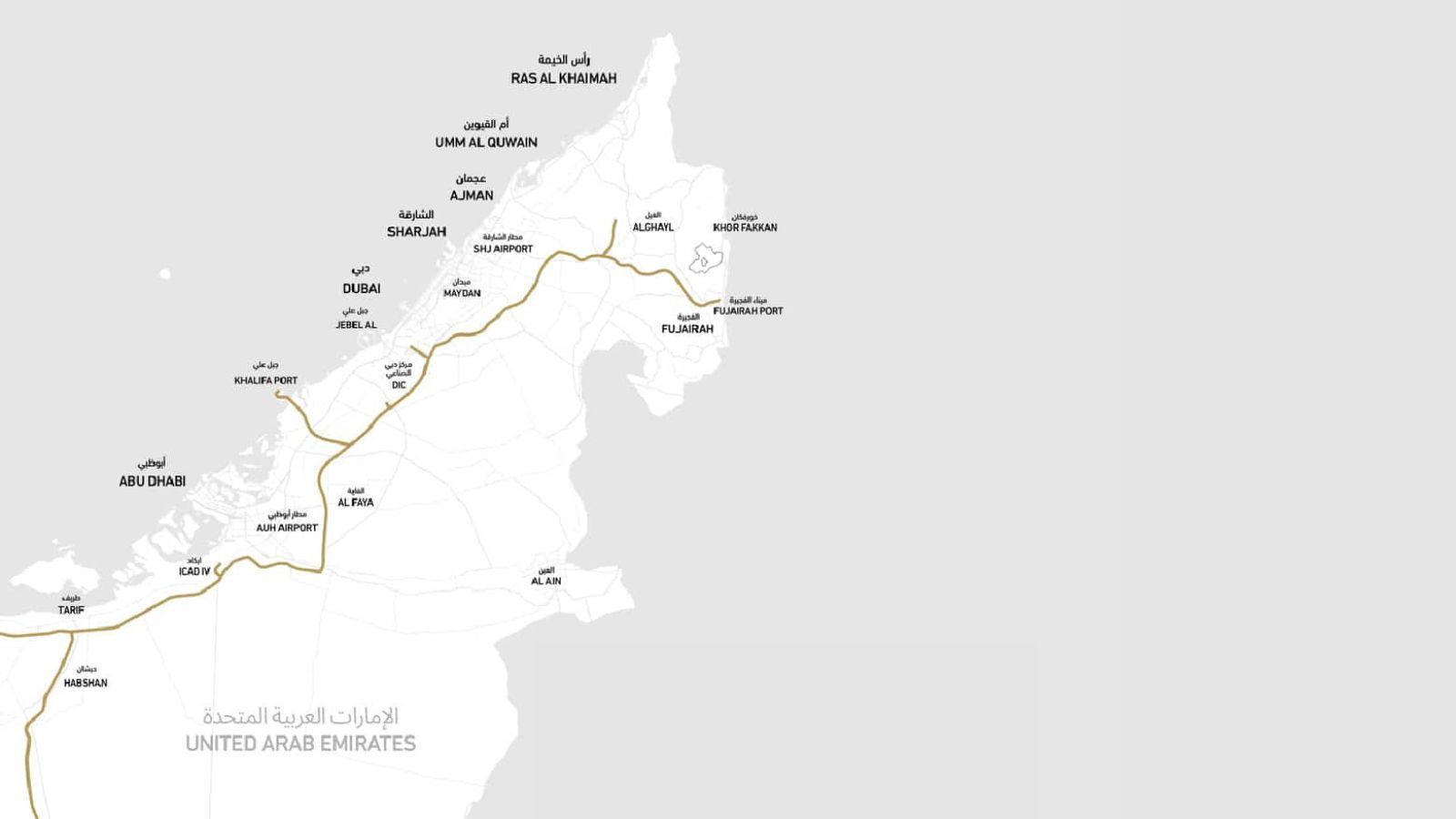 1600x900 Map Shows High Speed Rail Plan For Major Middle East Cities