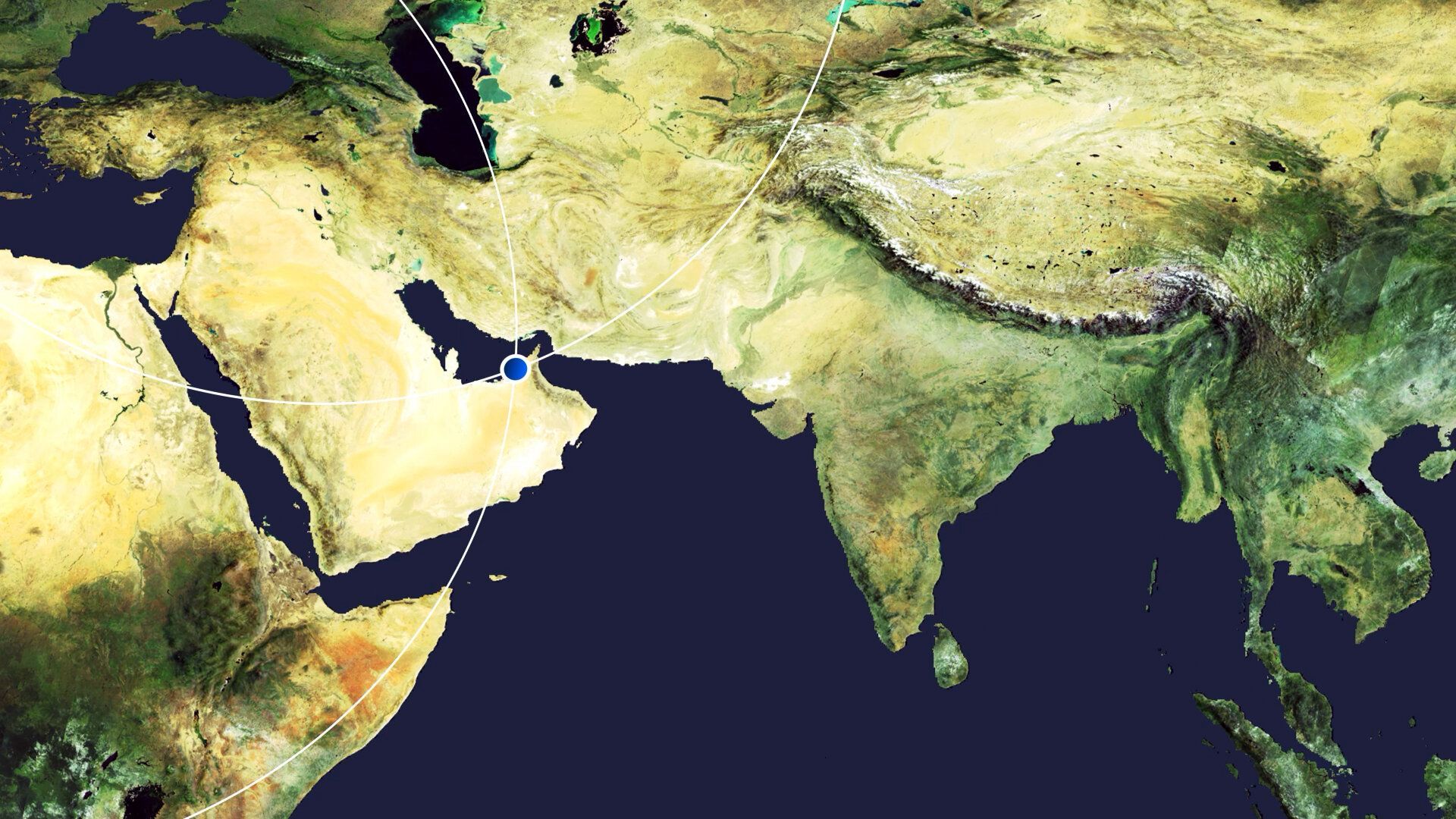 1920x1080 ESA from Space: Abu Dhabi