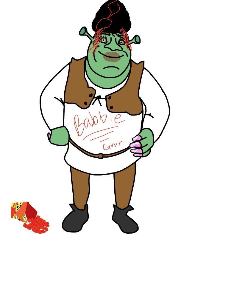 786x1032 Drip Shrek Wallpaper