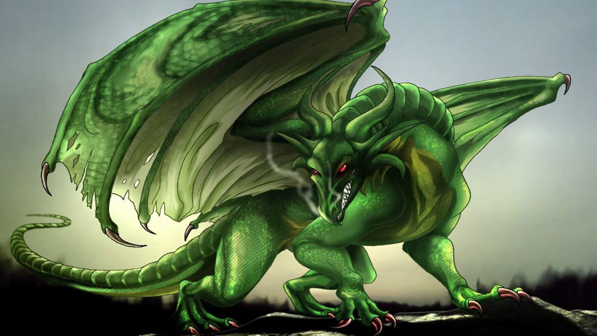 Green Dragon Art Wallpapers - Top Free Green Dragon Art Backgrounds -  WallpaperAccess