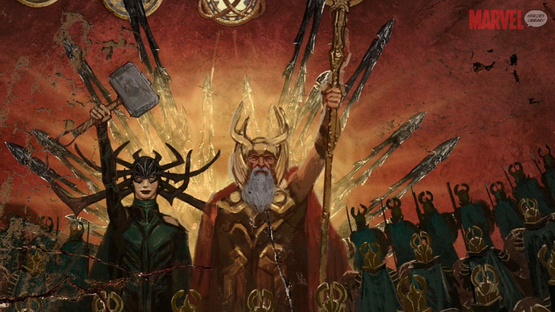 1920x1080 Thor Ragnarok Hela Mural