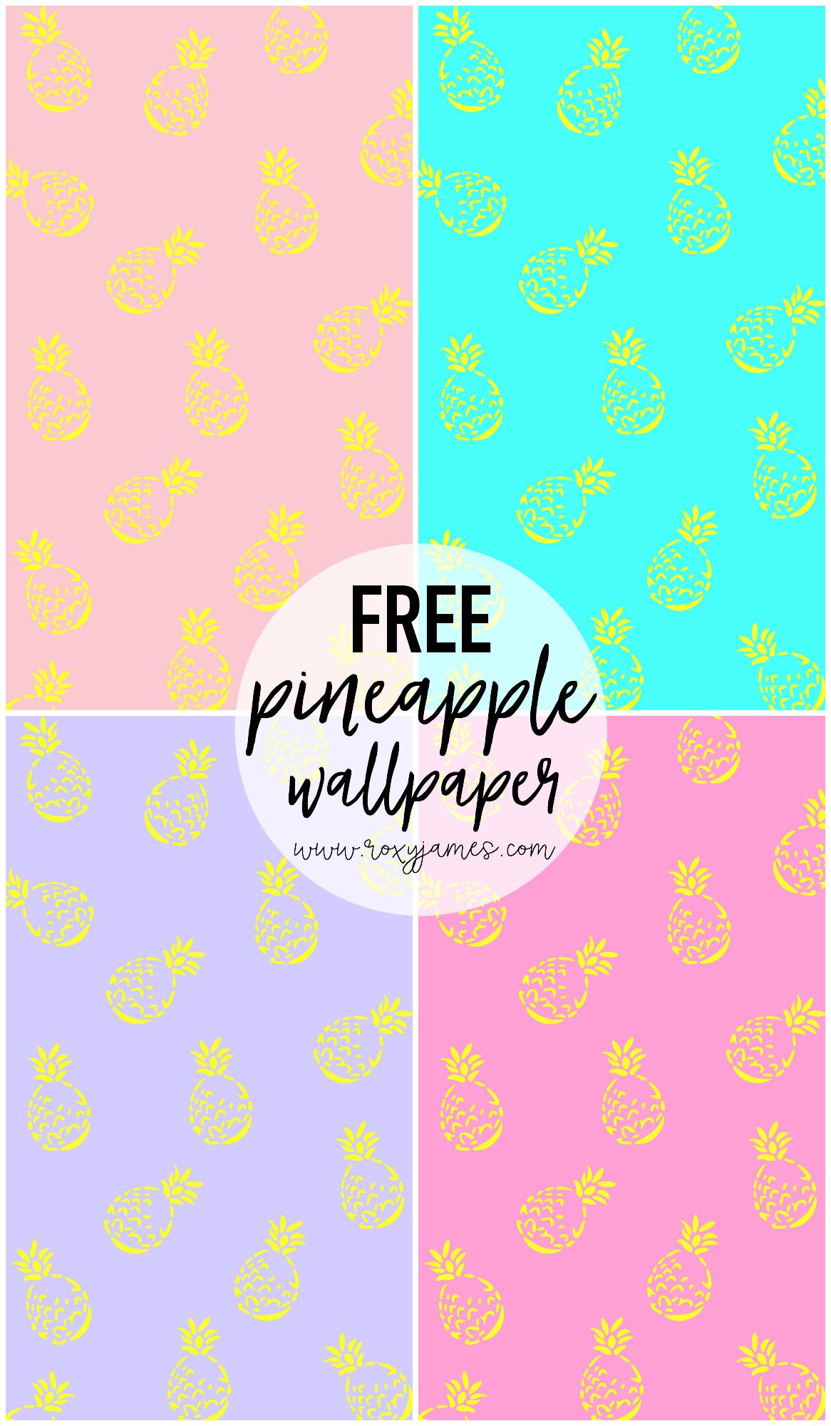 1166x2000 Cute FREE Pineapple Phone Wallpaper