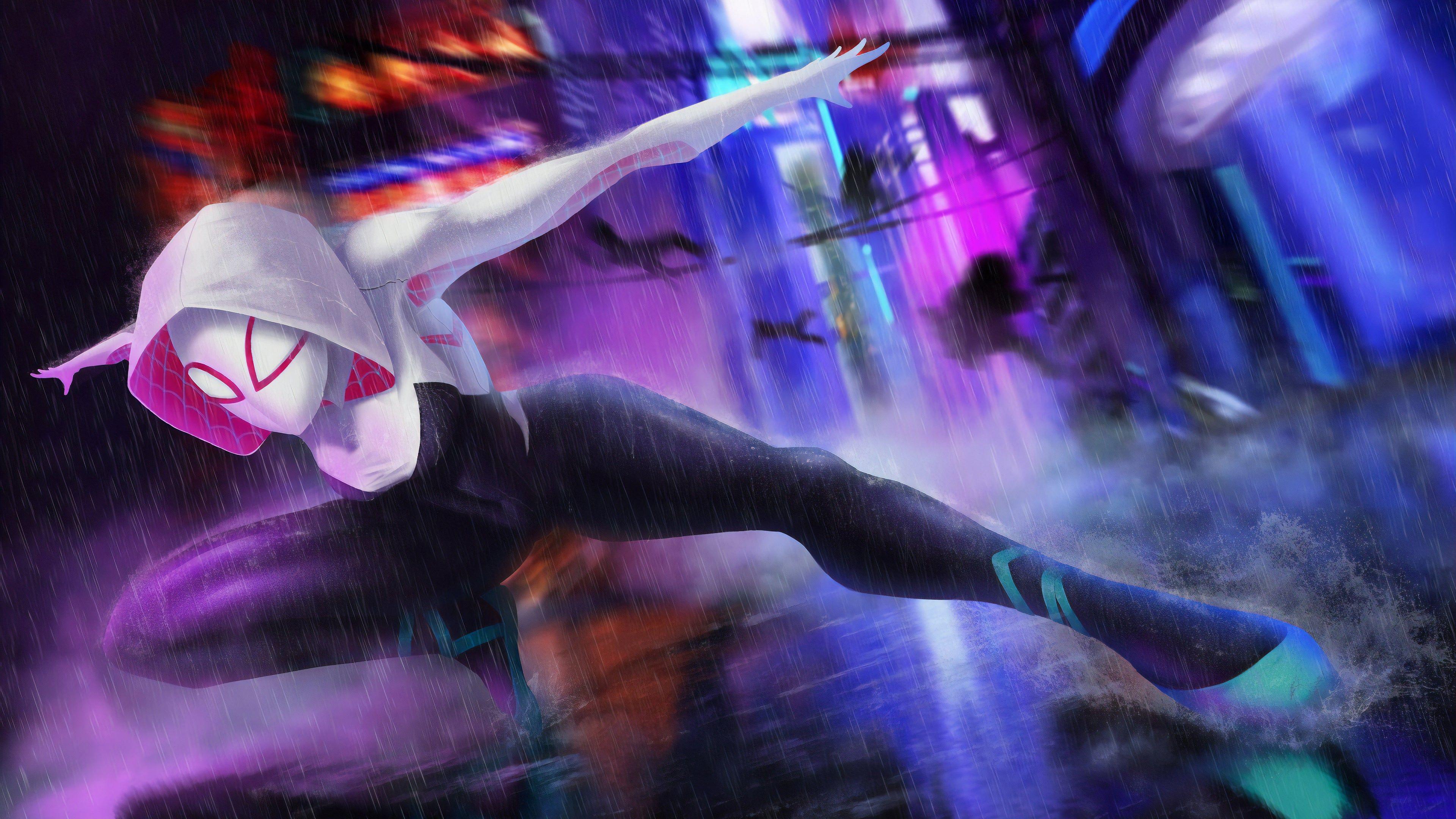 Spider Gwen 4k Wallpapers Top Free Spider Gwen 4k Backgrounds 