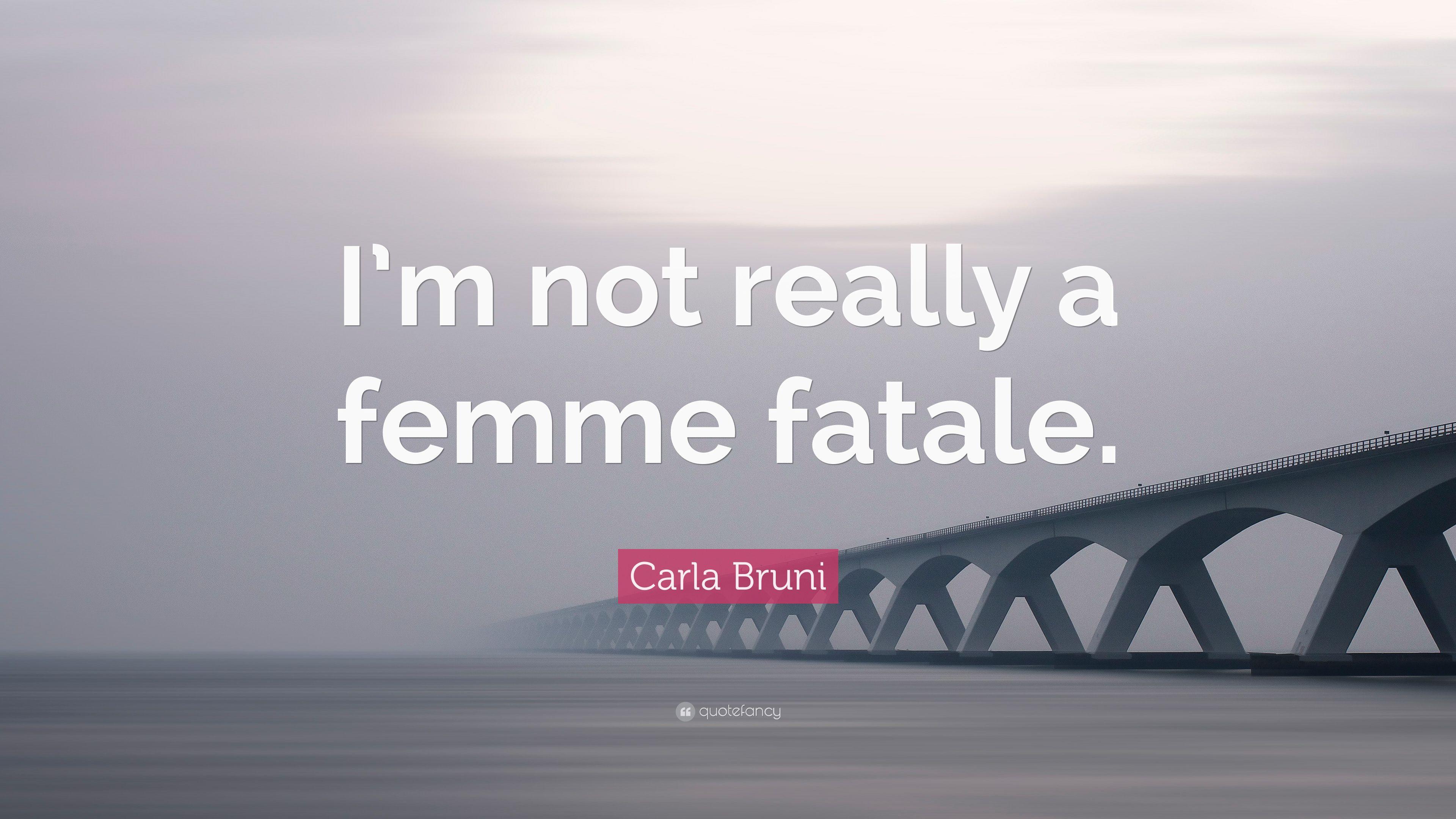 3840x2160 Carla Bruni Quote: “I'm not really a femme fatale.” 7 wallpaper
