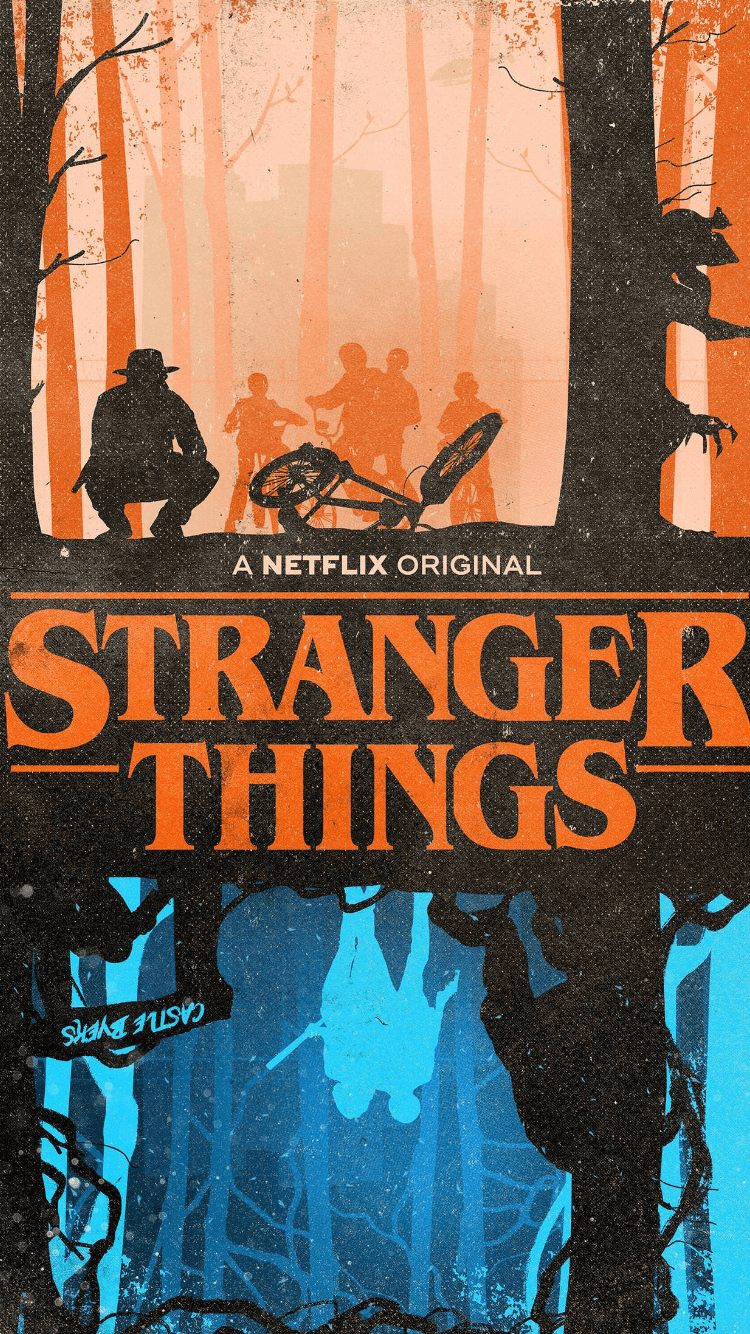 750x1334 Stranger Things phone wallpaper dump