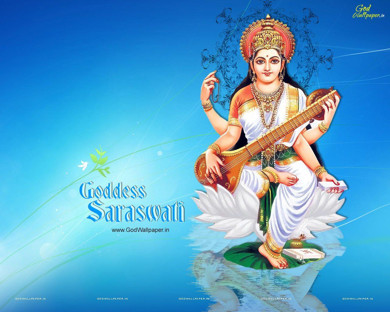 Saraswati Desktop Wallpapers - Top Free Saraswati Desktop Backgrounds -  WallpaperAccess