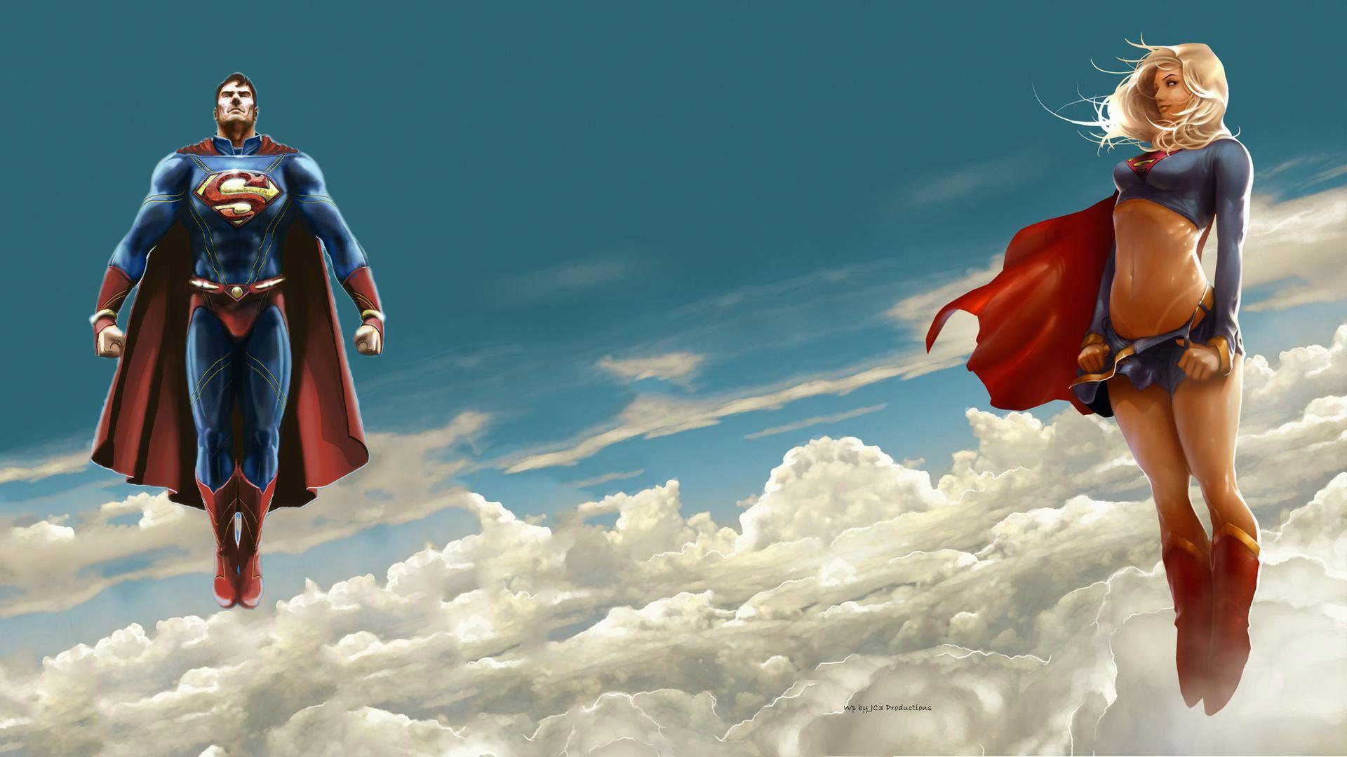 Superman And Superwoman Wallpapers Top Free Superman And Superwoman Backgrounds Wallpaperaccess