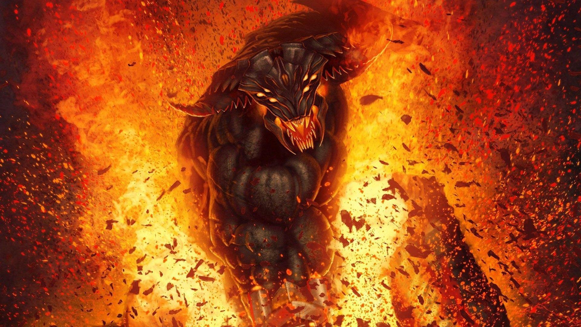 Fire Demon Wallpapers - Top Free Fire Demon Backgrounds - WallpaperAccess