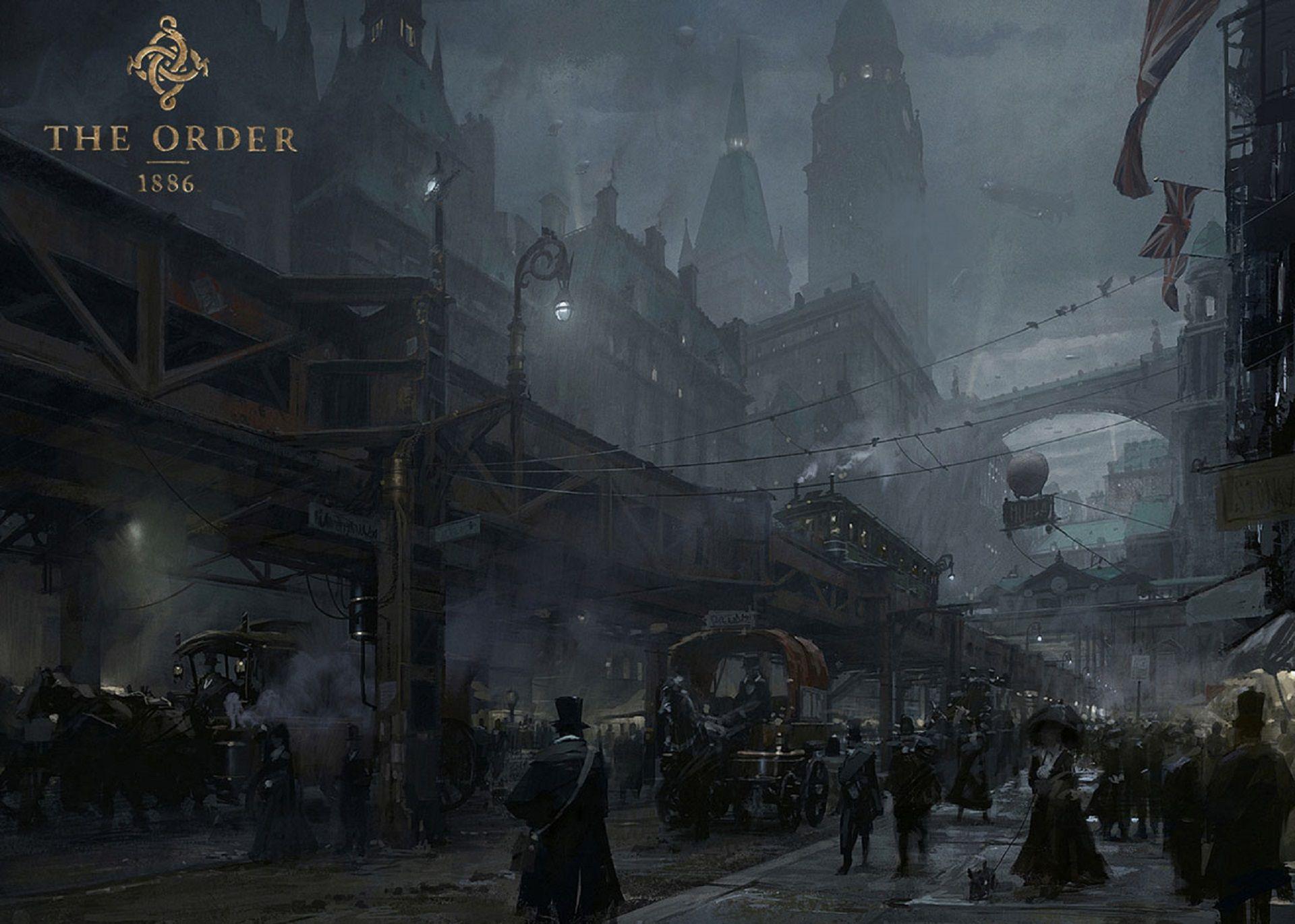 1920x1371 The Order 1886 Wallpaper Mayfair Street Scene Concept Artwork PS4