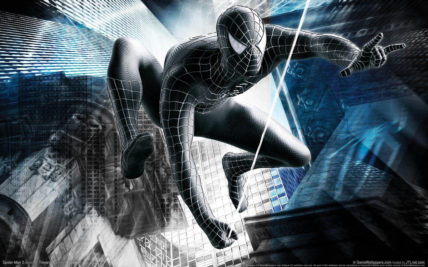 1680x1050 Spider Man Black Illustration, Spider Man Spider Man, Video