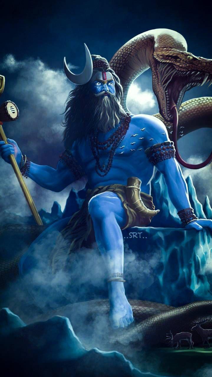 719x1280 Lord Shiva Angry 4k Android Wallpaper