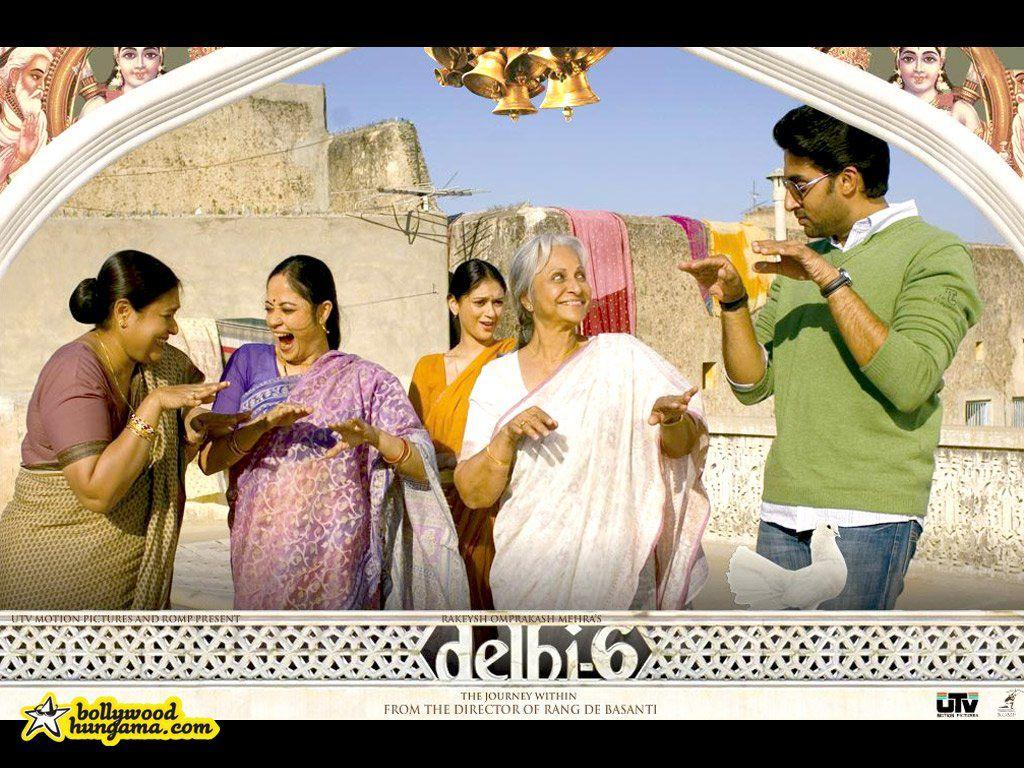 1024x768 Delhi 6 2009 Wallpaper. Waheeda Rehmanabhishek Bachchan 2