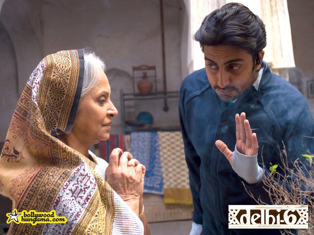 1024x768 Delhi 6 2009 Wallpaper. Waheeda Rehmanabhishek Bachchan