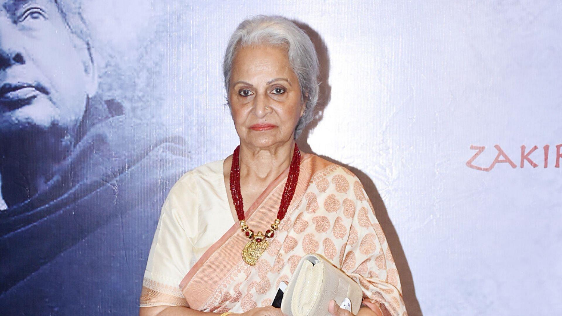 1920x1080 Waheeda Rehman to be Conferred With MP Govt's Kishore Kumar Samman
