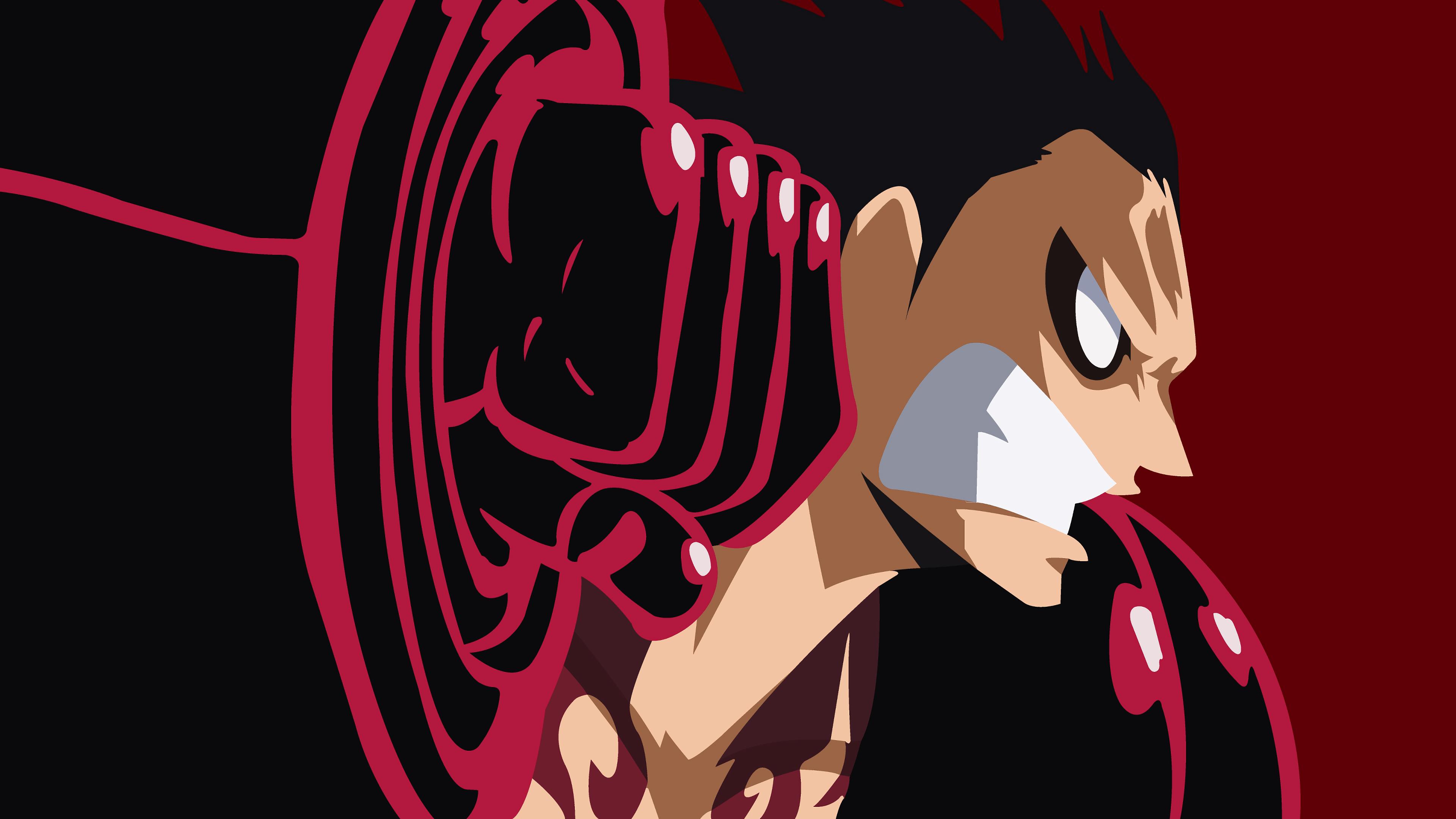 3840x2160 Luffy Boundman Gear Fourth Elephant Gun Minimalist One Piece 4K