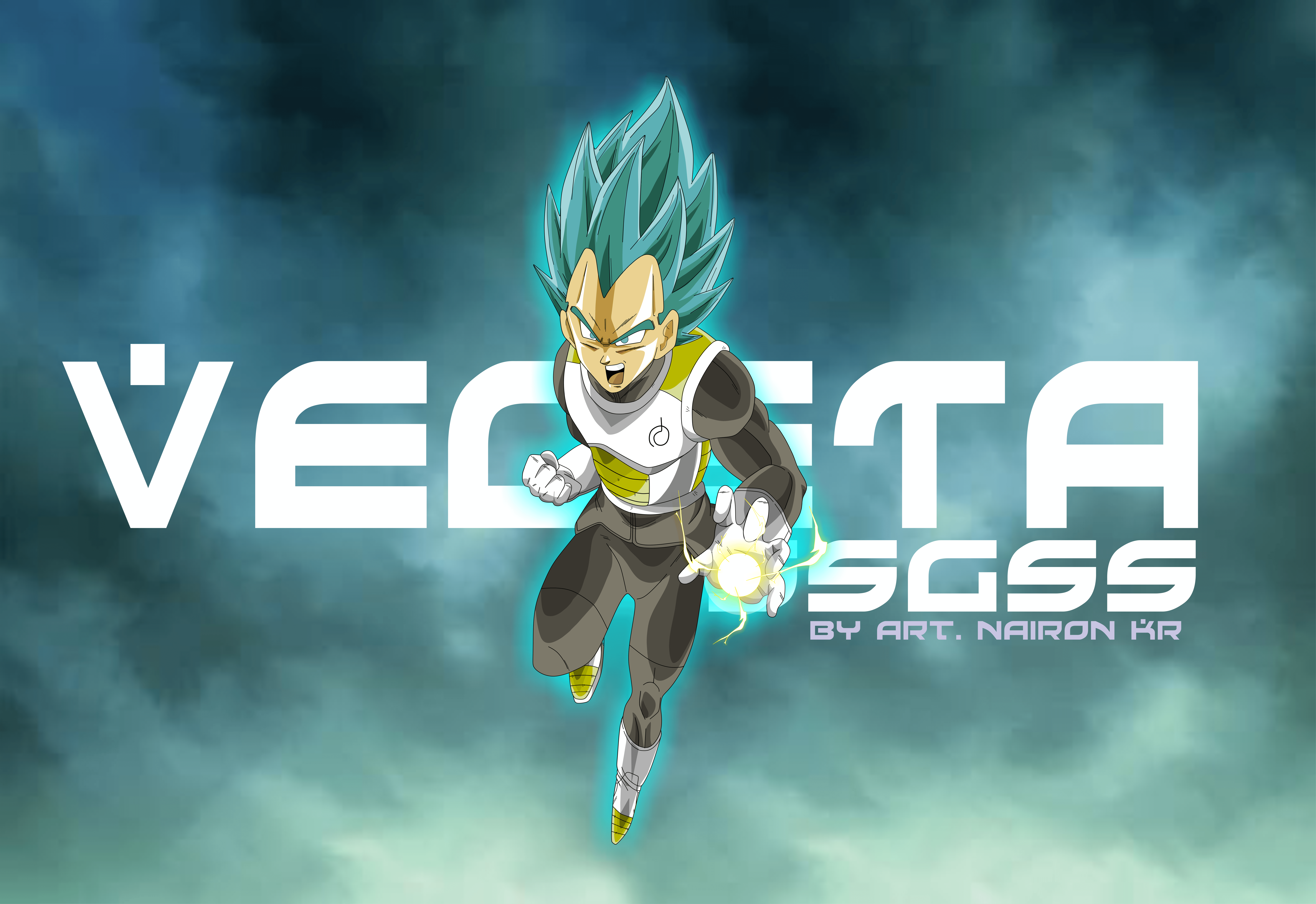 8297x5700 Vegeta SSJ Blue Wallpaper