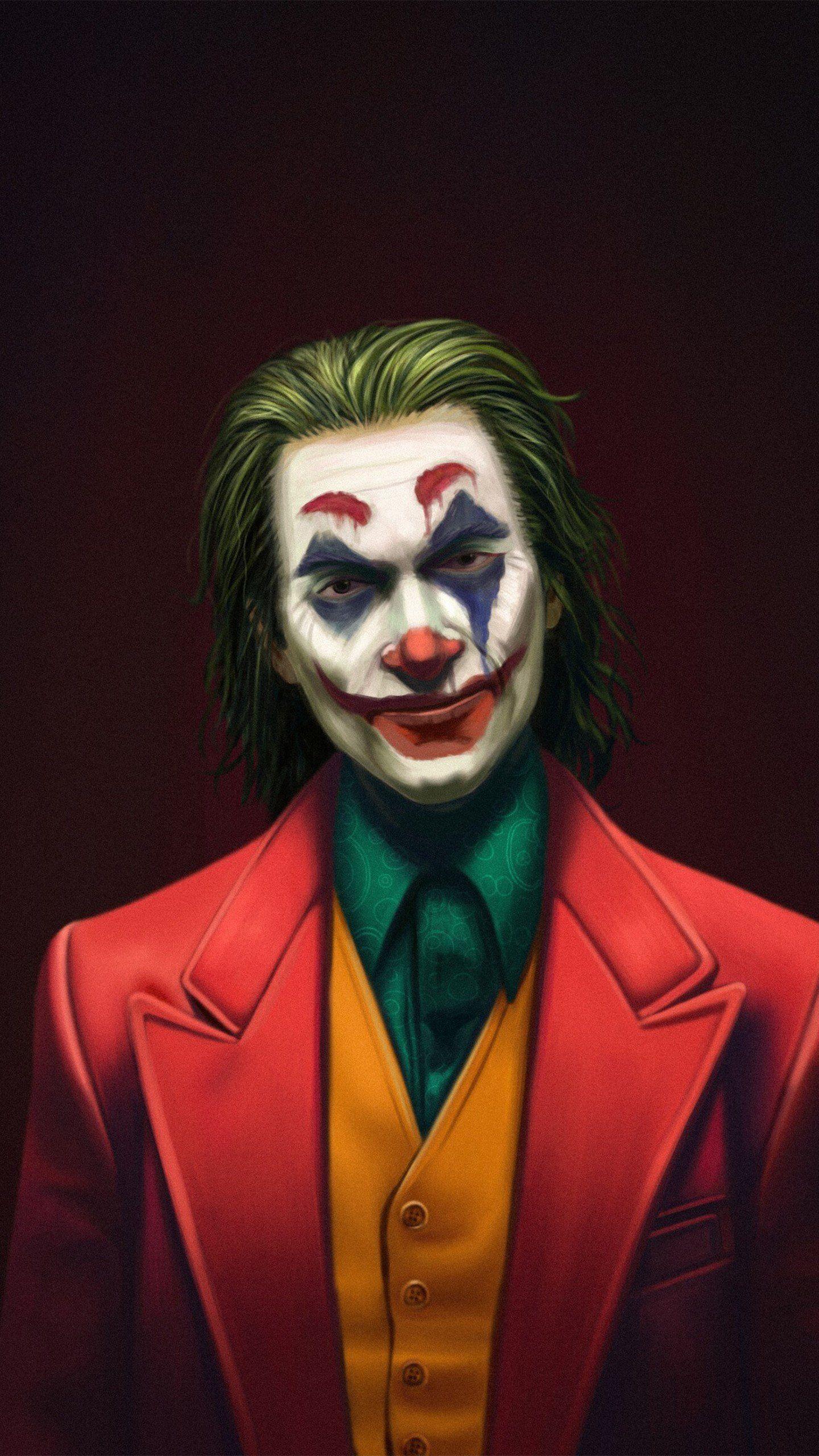 1440x2560 Joker Movie Joaquin Phoenix Art, HD Superheroes Wallpaper Photo