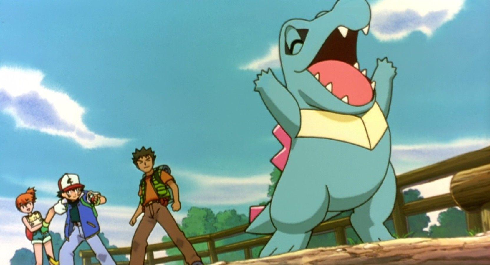 1664x900 Athah Anime Pokémon Totodile Brock Ash Misty Togepi Ash