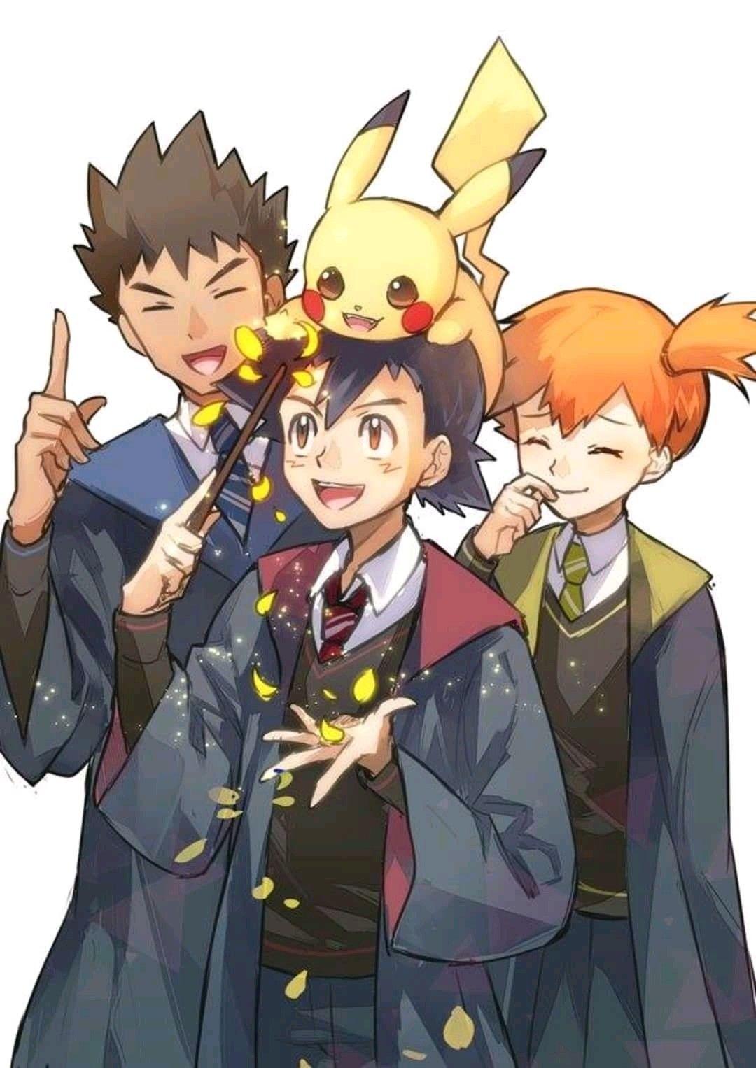 1080x1527 Misty Ash Pikachu n Brock! ^. Cute pokemon wallpaper, Pokemon ash and misty, Pokemon