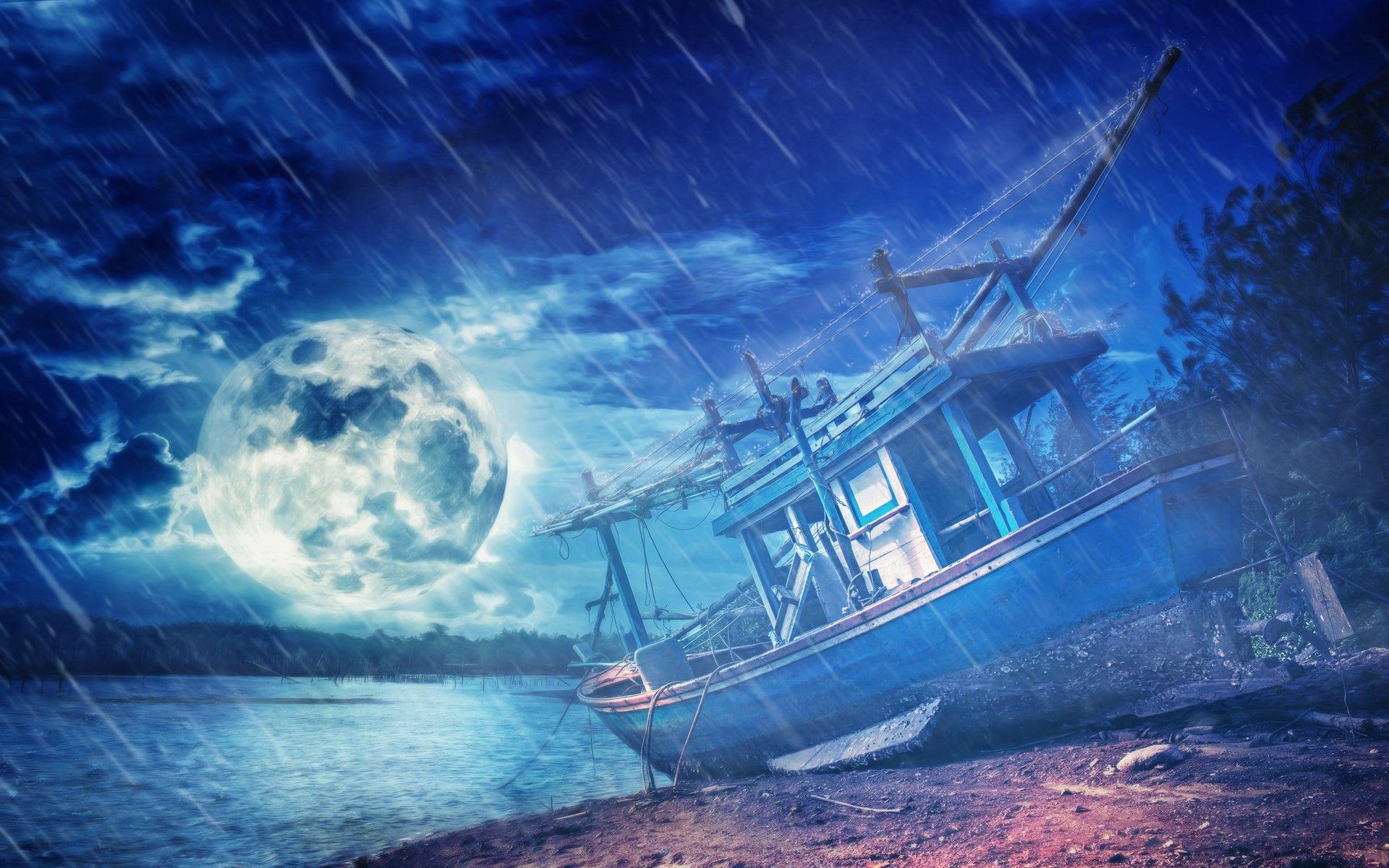 Stormy Night Wallpapers Top Free Stormy Night Backgrounds