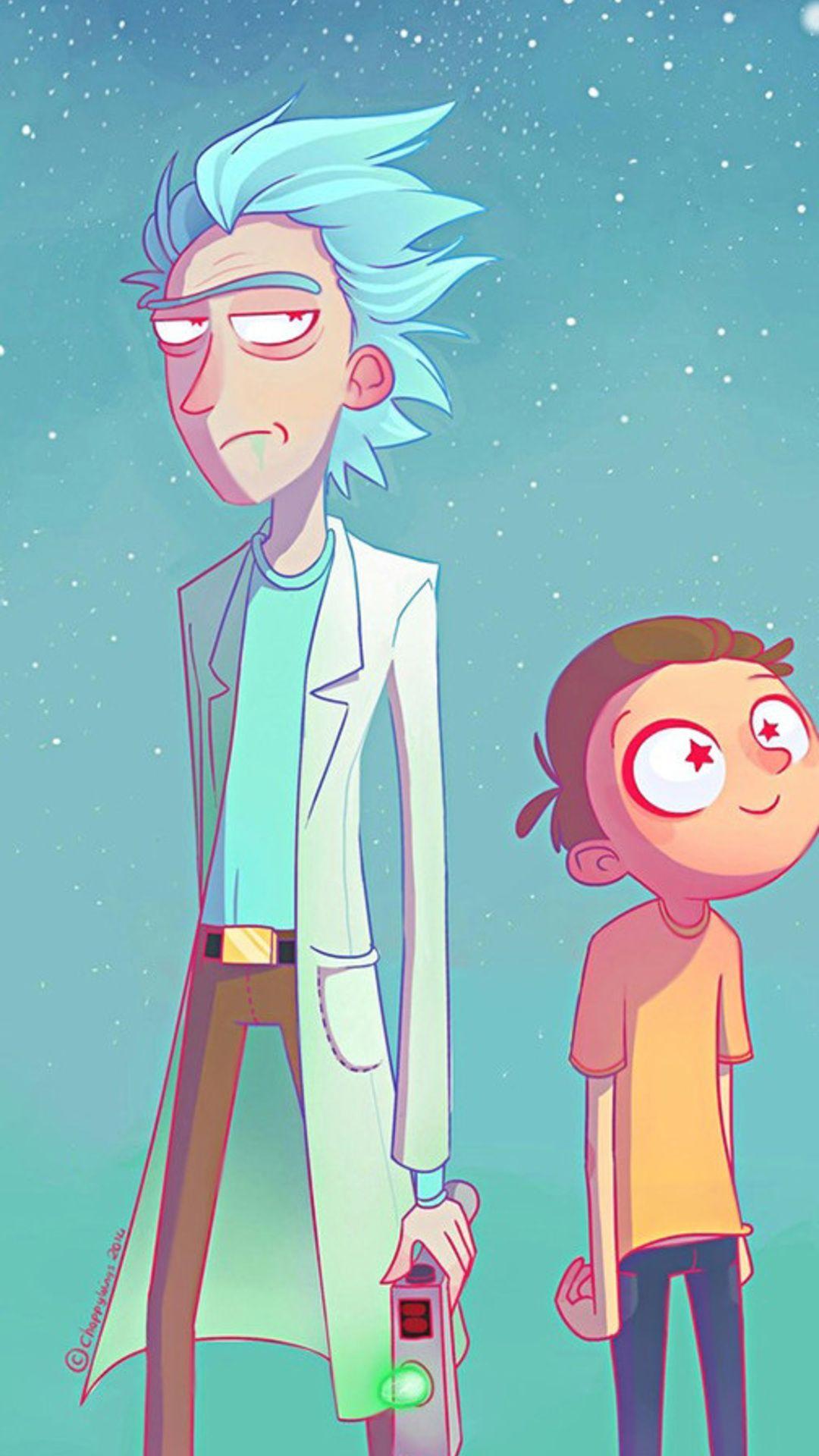 1080x1920 Fanarts Rick And Morty, HD Wallpaper & background Download