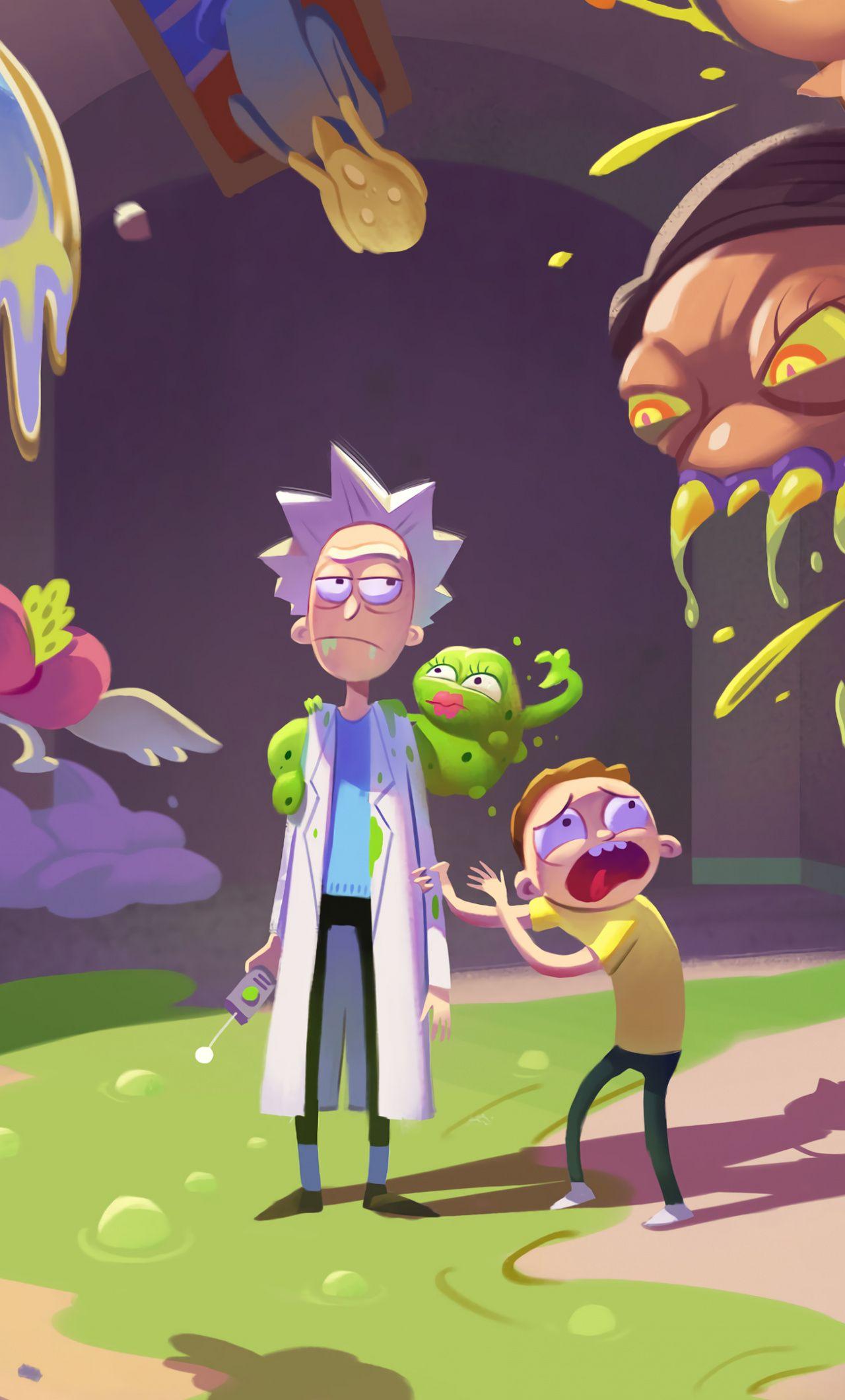 1280x2120 Download Popular TV series, Rick and Morty, Season 2019 wallpaper, 1280x iPhone 6 Plus
