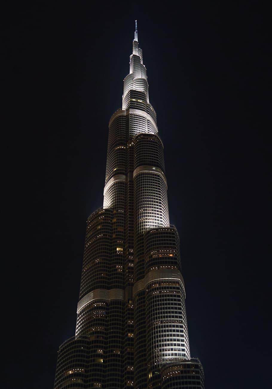 910x1301 HD wallpaper: united arab emirates, dubai, burj khalifa, building, architecture
