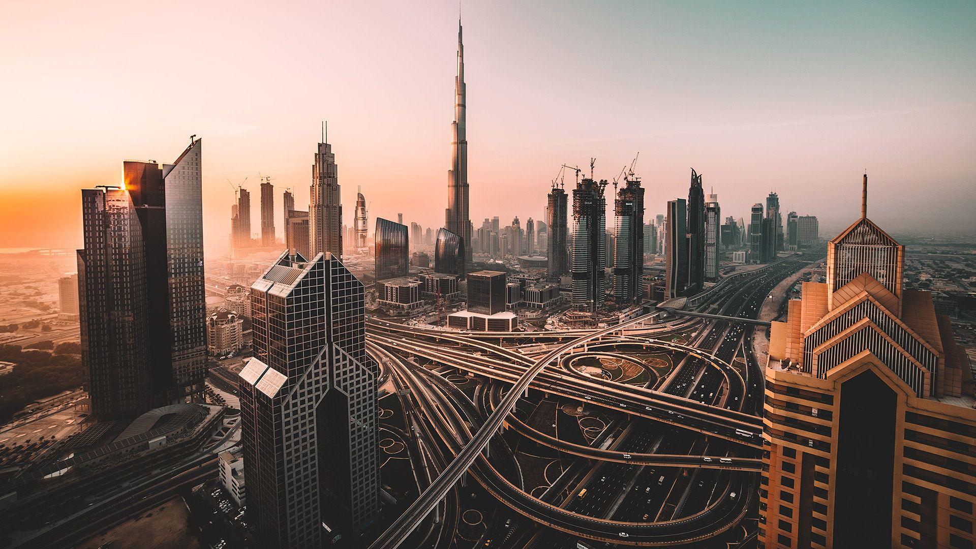 1920x1080 #building, #photography, #Burj Khalifa, #mist, #cityscape