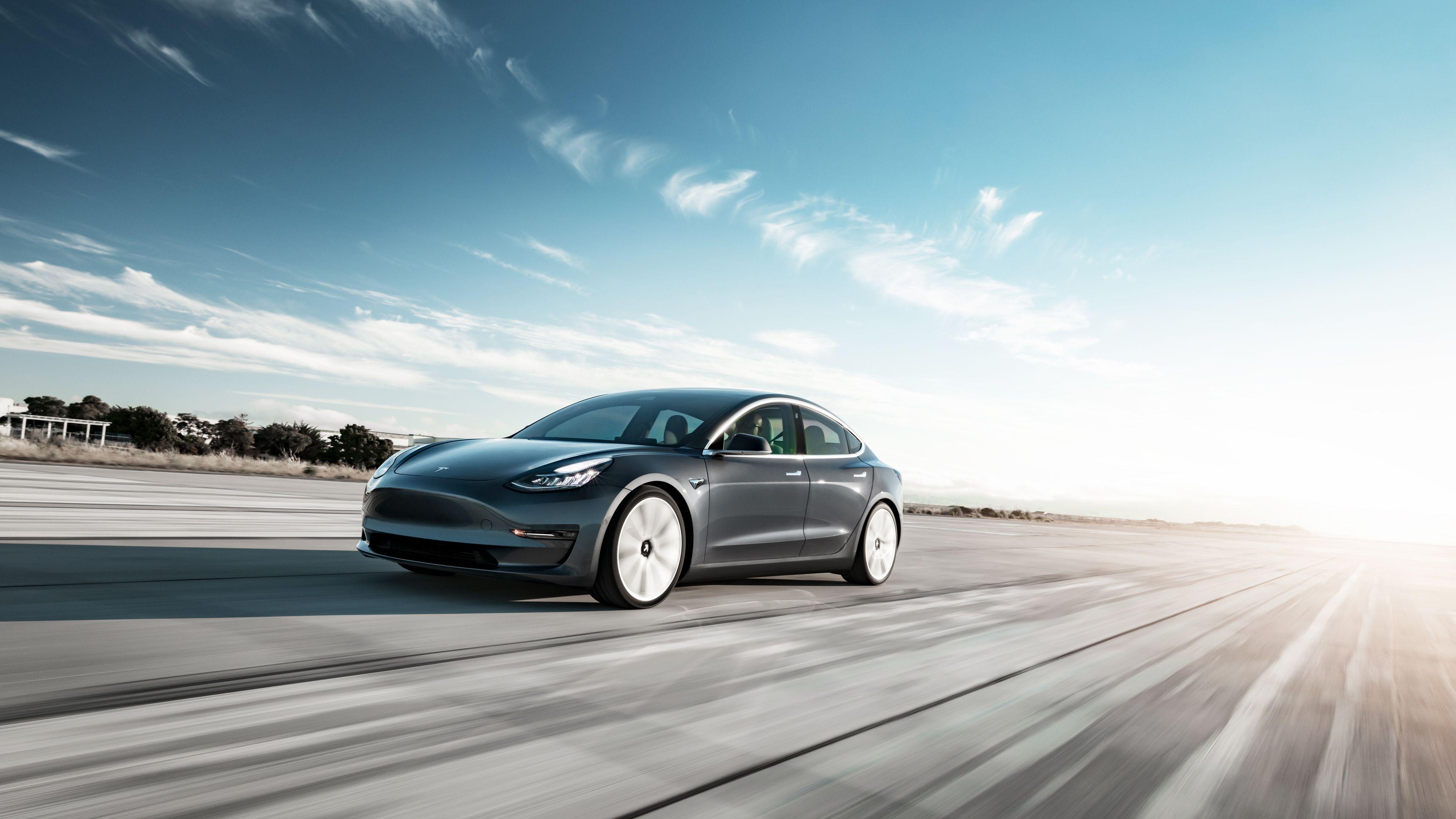 3840x2160 Tesla Model 3 4K Wallpaper. HD Car Wallpaper