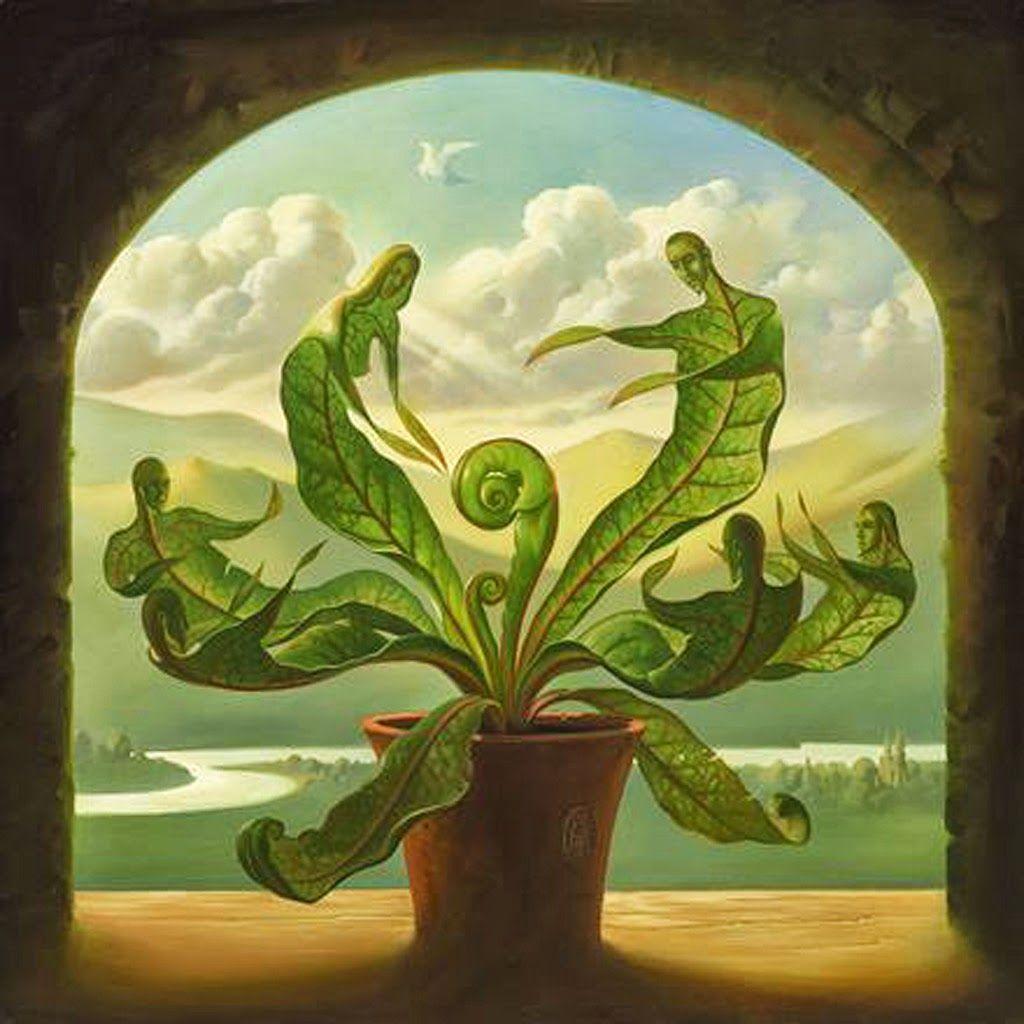 1024x1024 Vladimir Kush Wallpaper