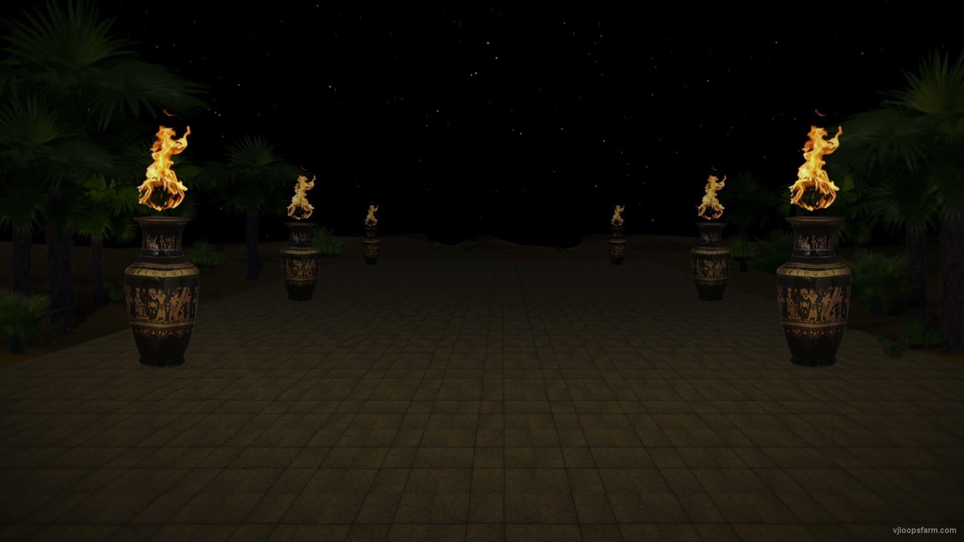 1920x1080 Egypt Night Veranda Loop. Download Full HD vj loop